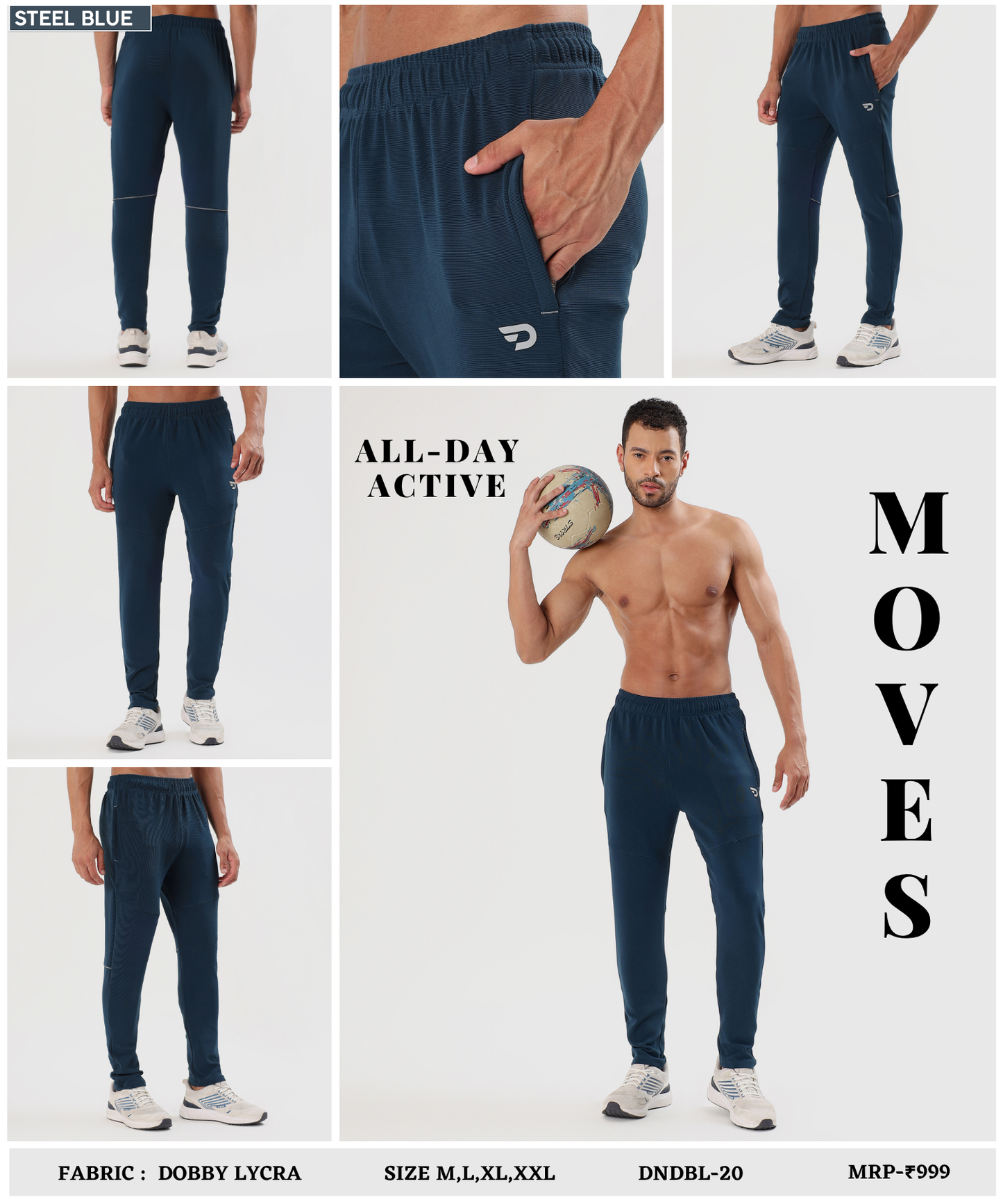 Streak Flex Trackpant - Imported Dobby Lycra Lower (GSM 280)
