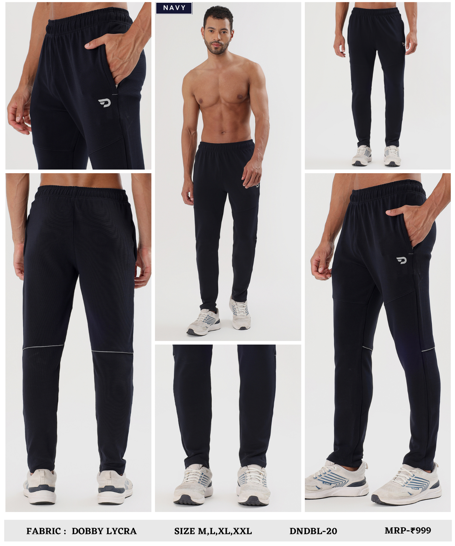 Streak Flex Trackpant - Imported Dobby Lycra Lower (GSM 280)