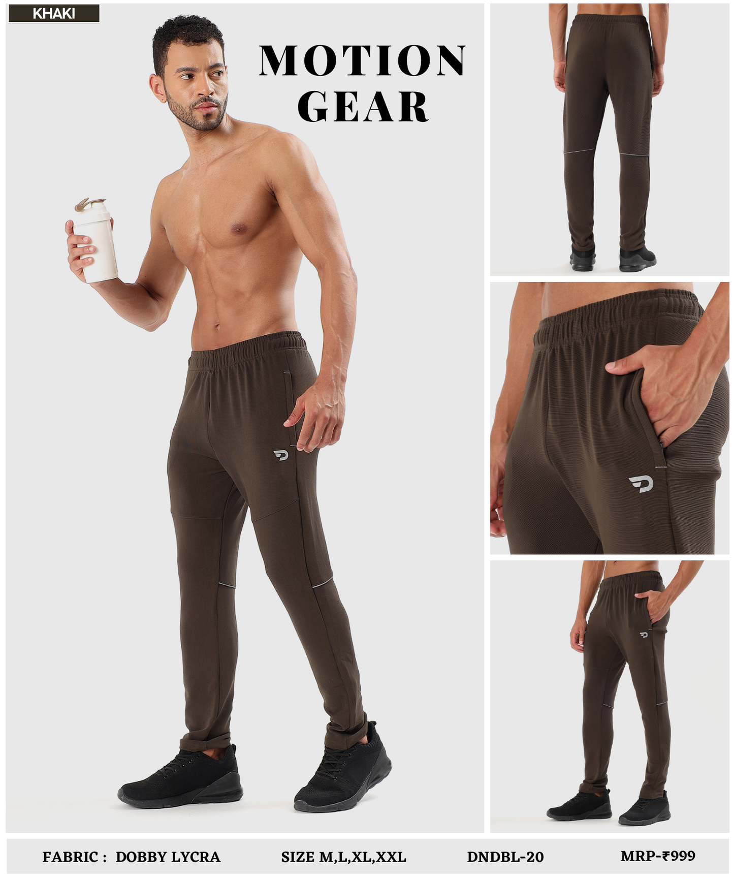 Streak Flex Trackpant - Imported Dobby Lycra Lower (GSM 280)