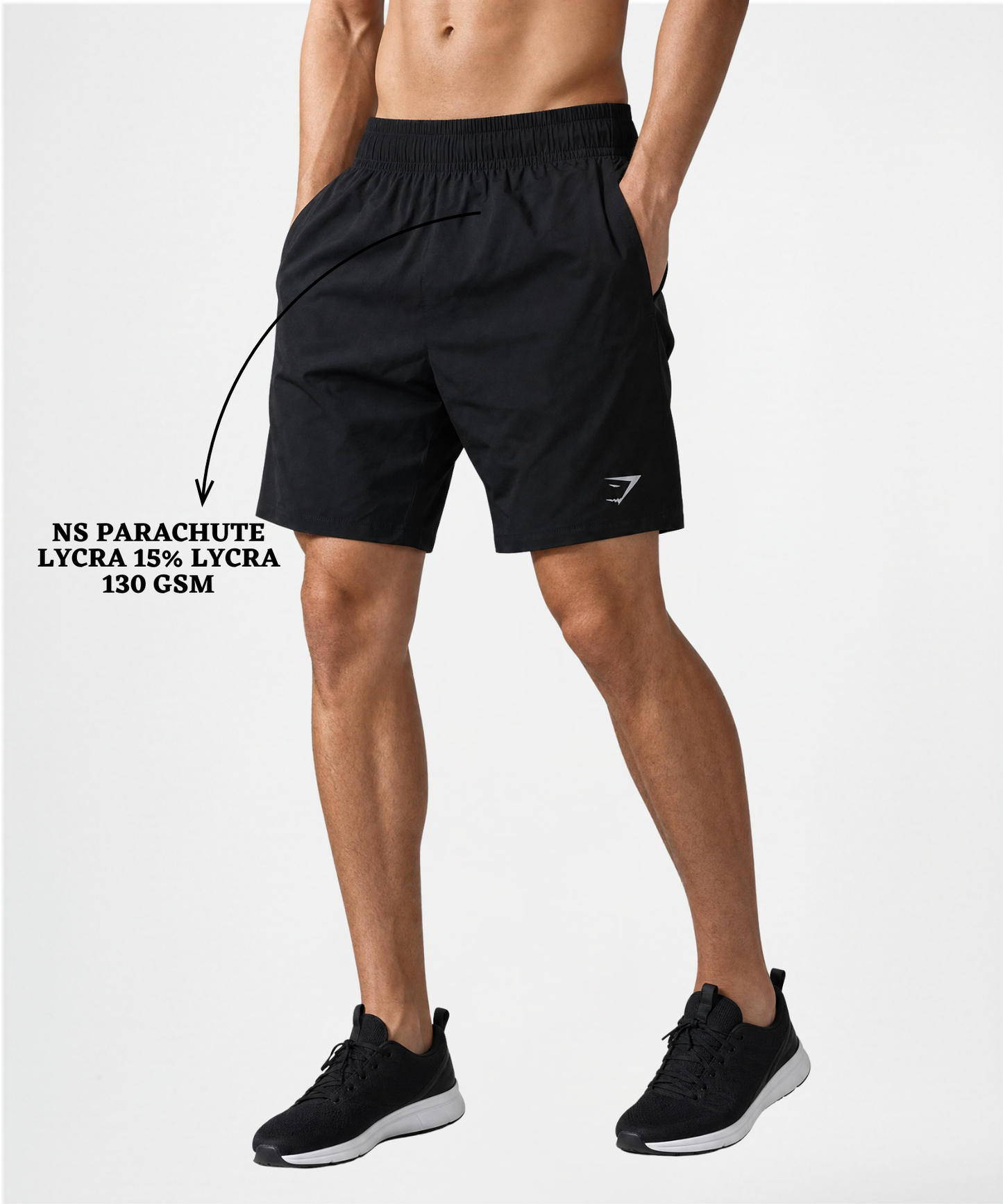 Imported Ns Parachute Lycra Shorts (12% Lycra 130 GSM) | DOD