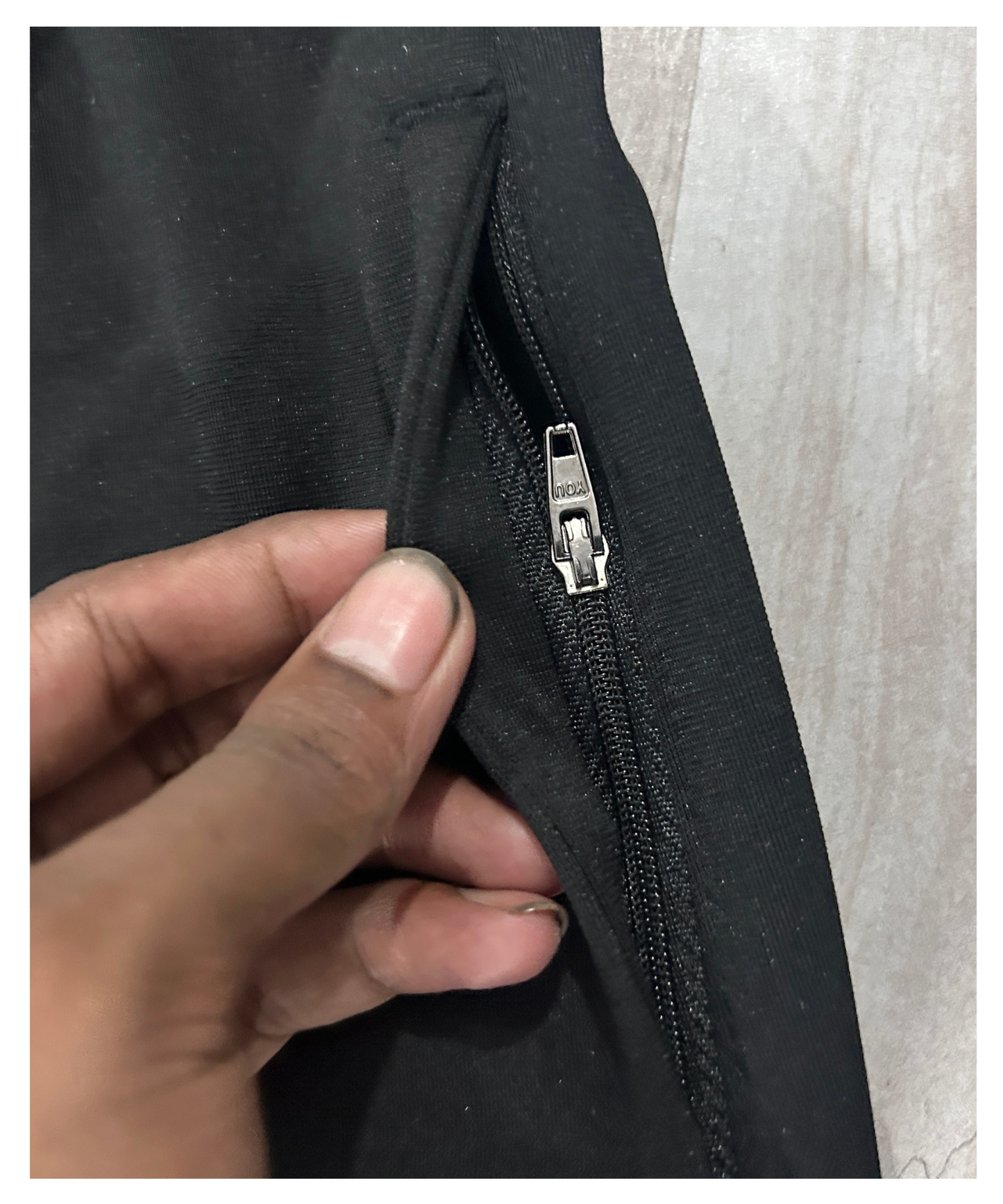 Imported Poly Cotton Lycra TrackPant (GSM 250) | Dual Branding Logo| Straight Fit