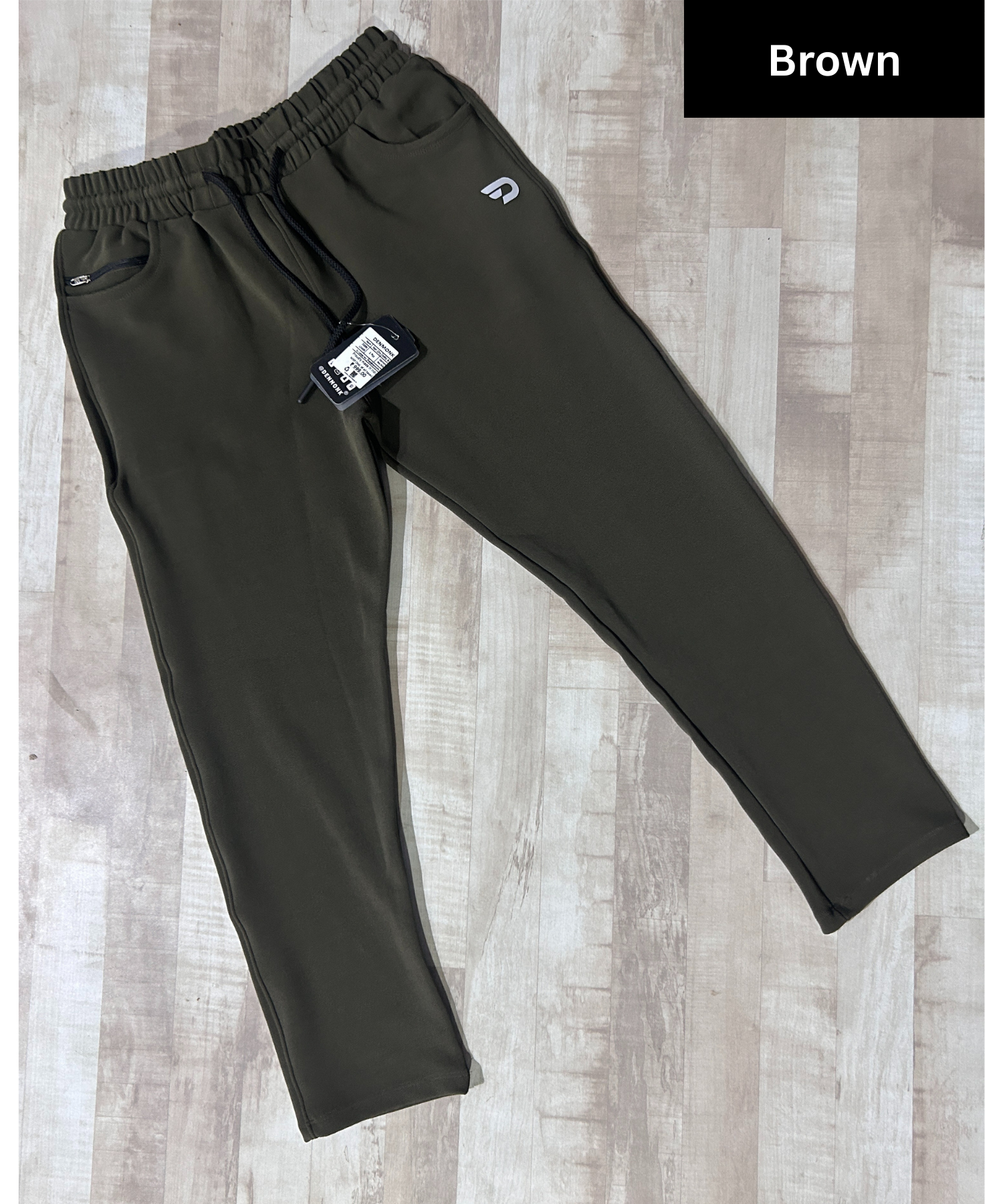 PowerFit – Imported Dobby Lycra | 280 GSM | D-Pocket + Extra Zip Pocket | Regular Hem | Lower / Track Pant - B2BZONE