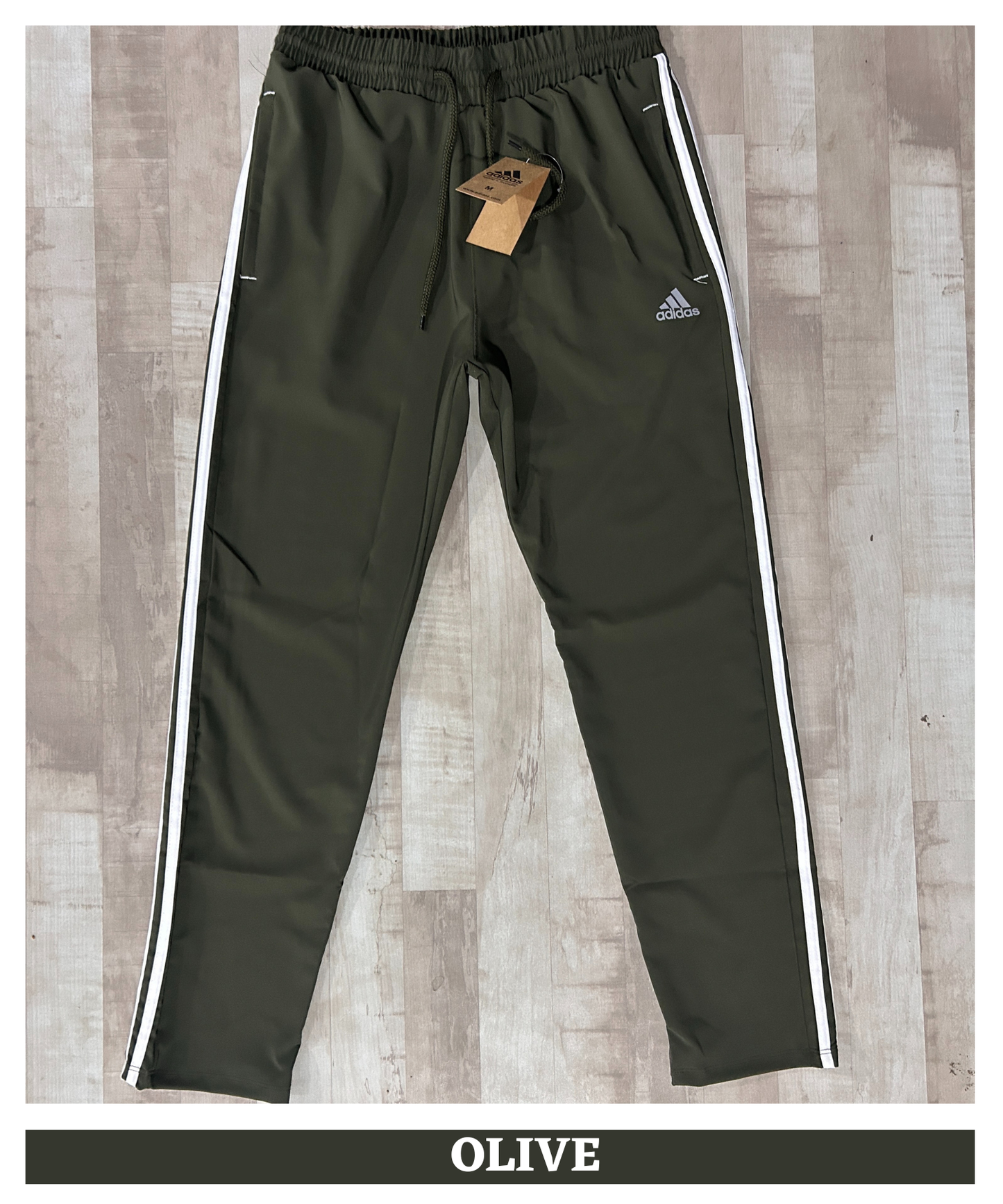 Imported Ns Parachute Lycra Lower (15% Lycra 145 GSM)| 3 strip Design