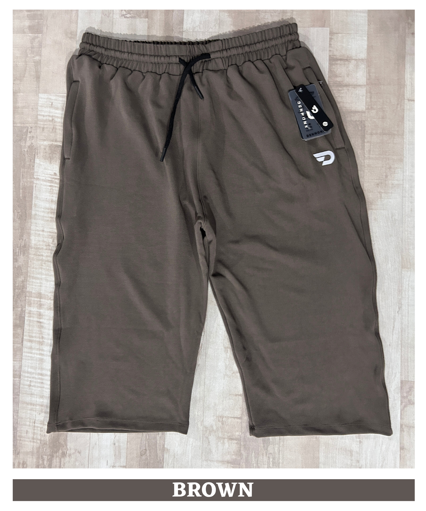 Men's Premium Imported Dobby Lycra Plus Size Capri | 250 GSM | Regular Fit