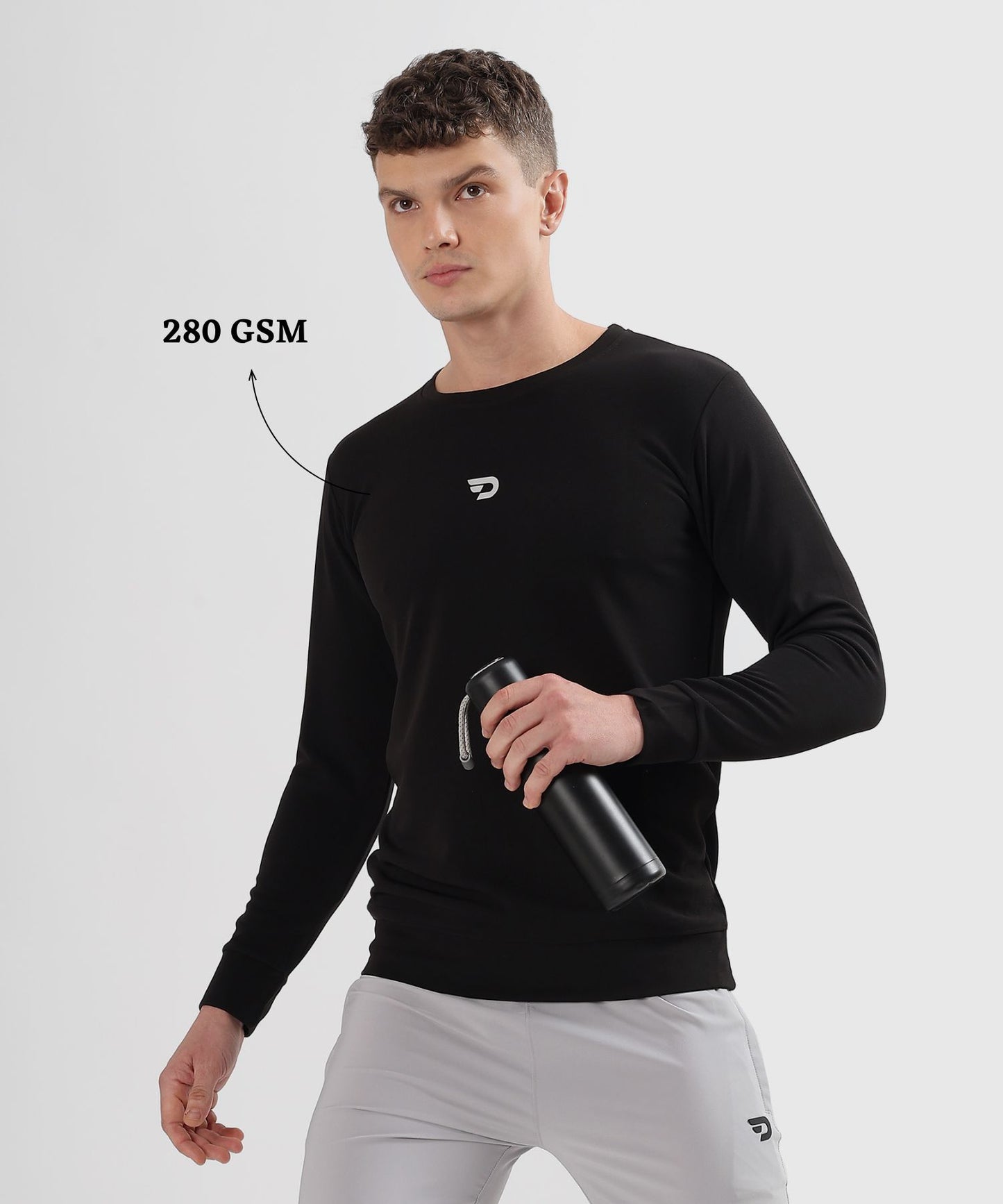 Move Light Sweatshirt - Imported Dobby Lycra  (GSM 280)