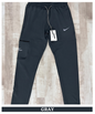 Imported Dobby Lycra Trackpant Knee Zip Pocket | GSM 250 | Slim Fit
