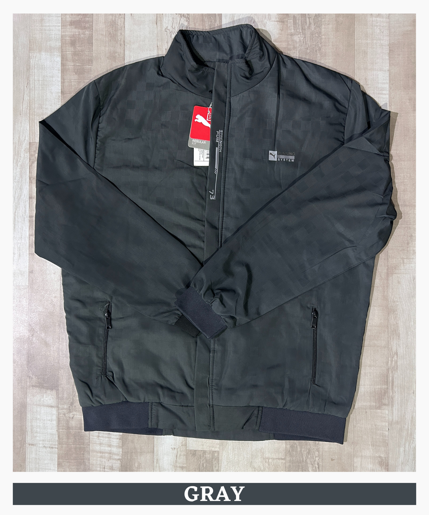 Premium Quality Nylon Check Oversized Windcheater Jacket (GSM 350)