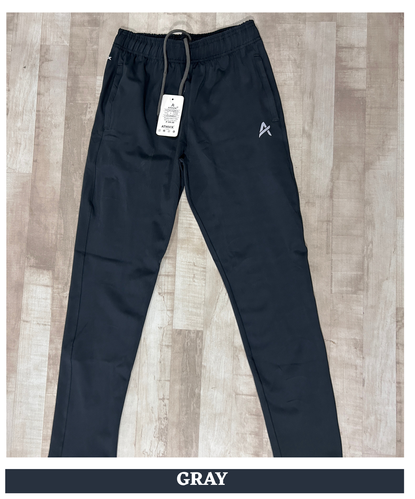 Imported 4-Way  Lycra TrackPant | 240 GSM  | Athvix Active Wear By Denmonk
