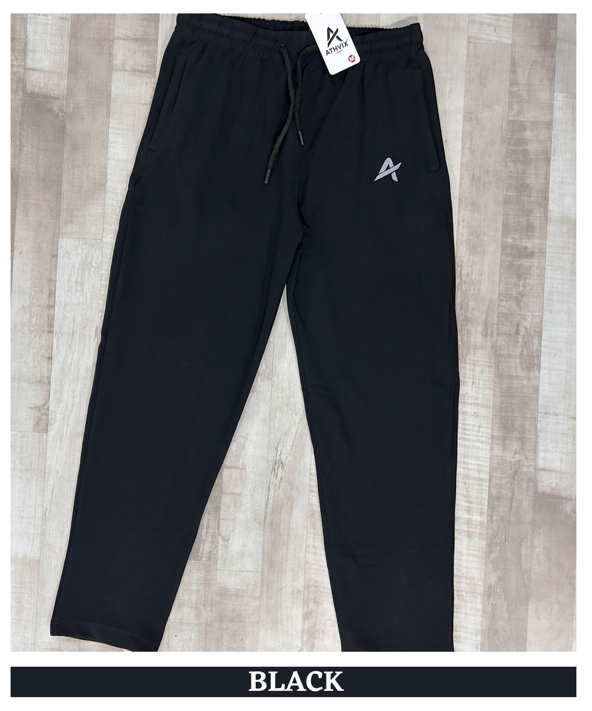 Denmonk Men's Imported Athvix Dobby Lycra Track Pants | 240 GSM | Regular Fit