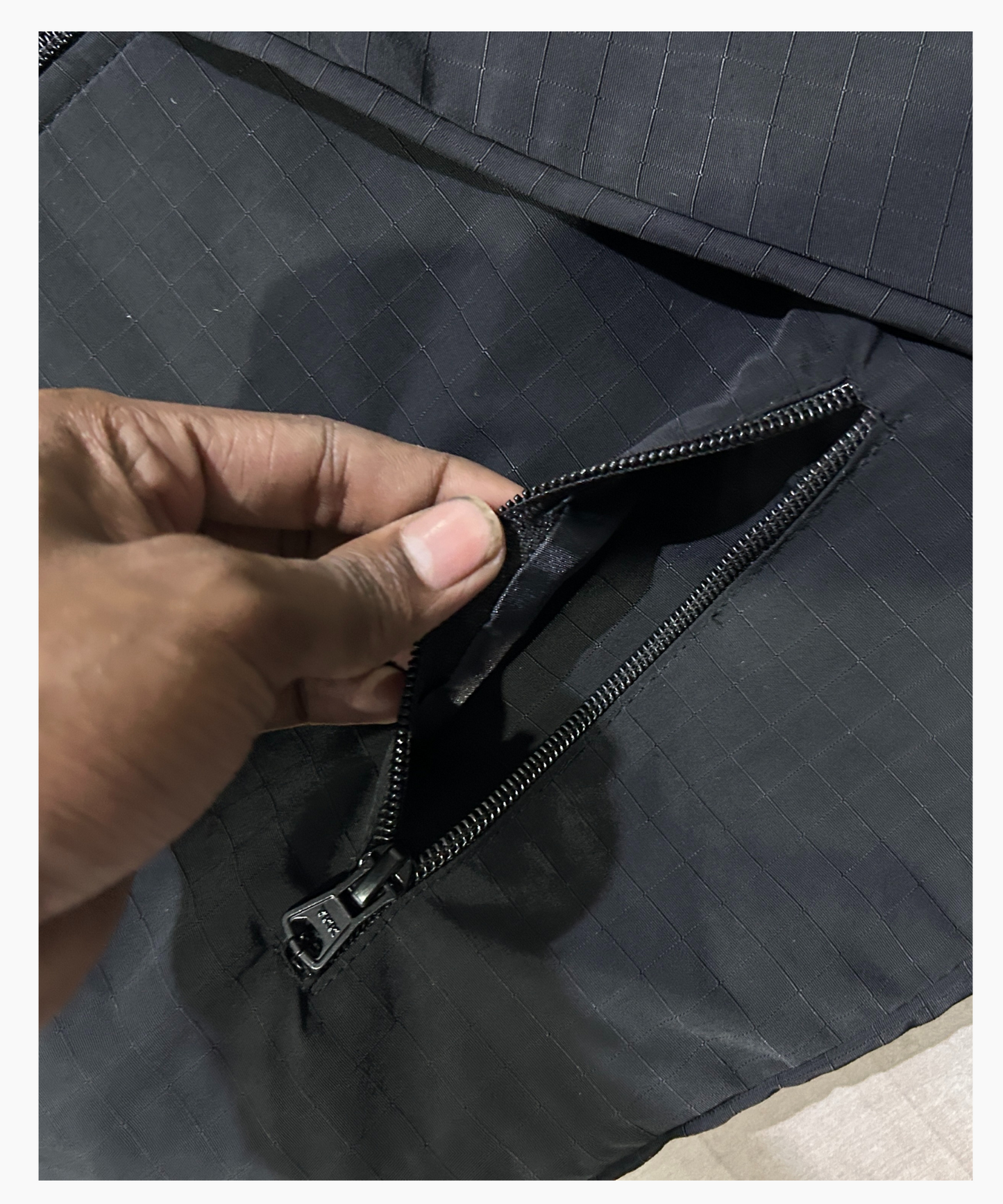Men’s Teslon Check Waterproof Windcheater Jacket (GSM 350)