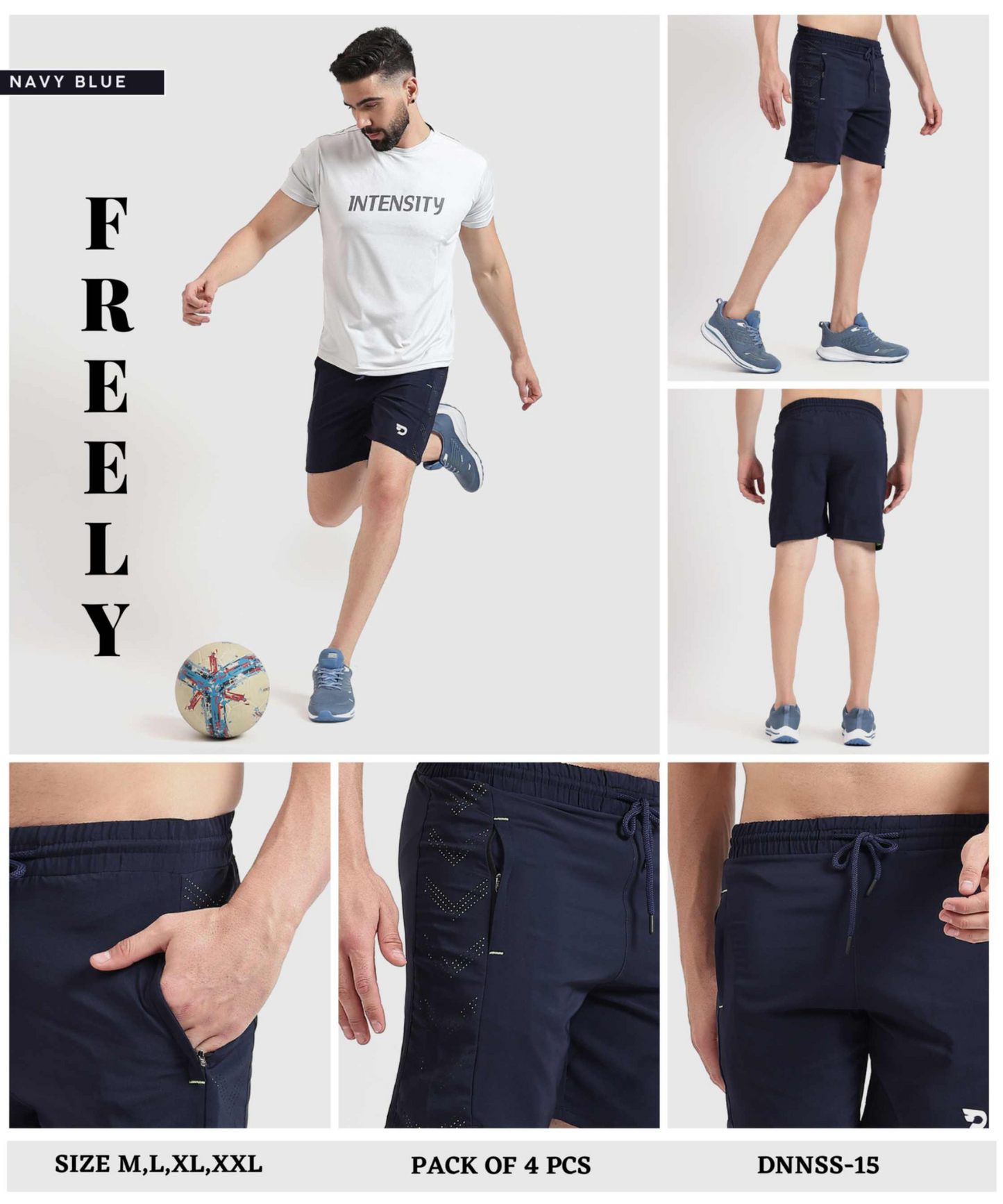 Ns Parachute Lycra Shorts - B2BZONE