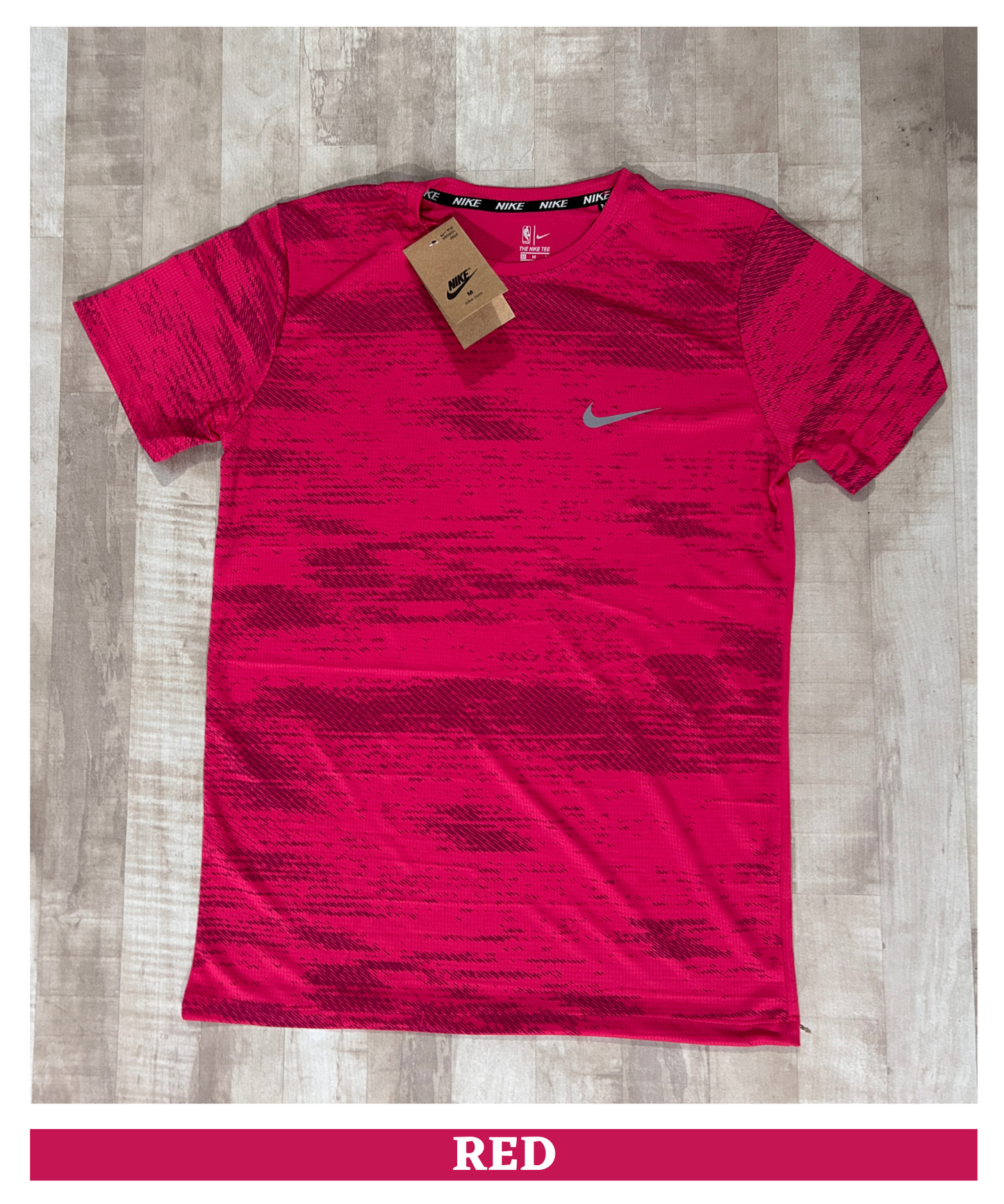 Imported Reebok Knit Lycra T-Shirt (GSM 180)- Printed Design