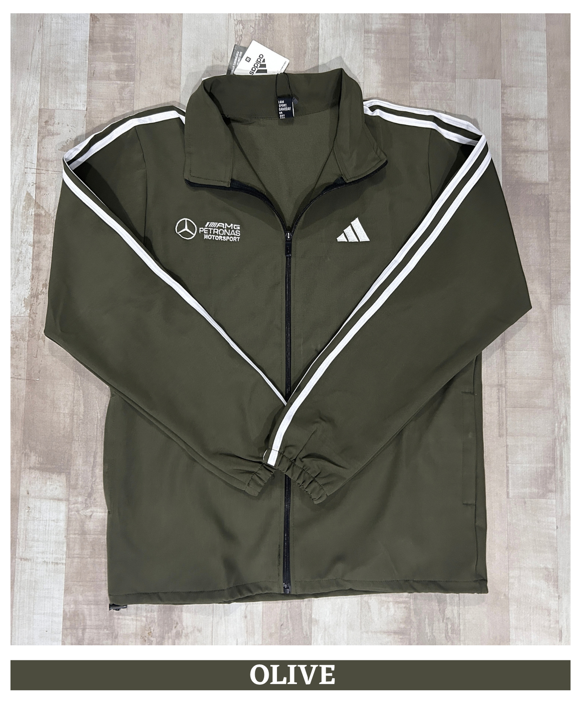 Men's Premium Imported Ns Terry  Lycra Sports Jacket with 3Strips Design| Without Inner Lining | 180-190 GSM | Regular Fit