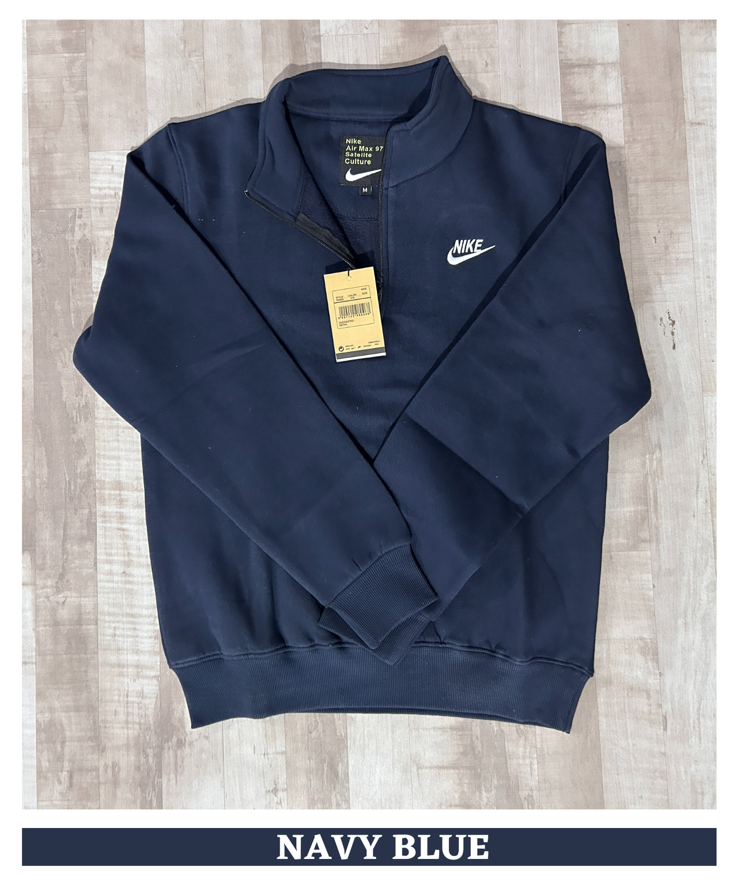 Premium Quality 100% Cotton Fleece Half Zipper SweatShirt ( 325 GSM)