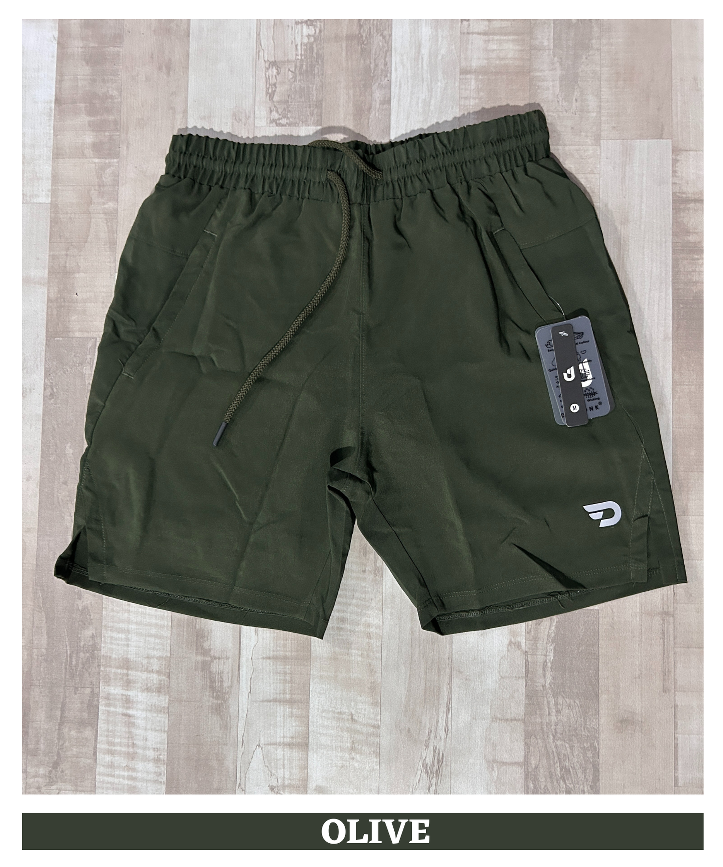 2-IN-1 SHORTS - Imported Ns Parachute Lycra (130 GSM 15% Lycra)