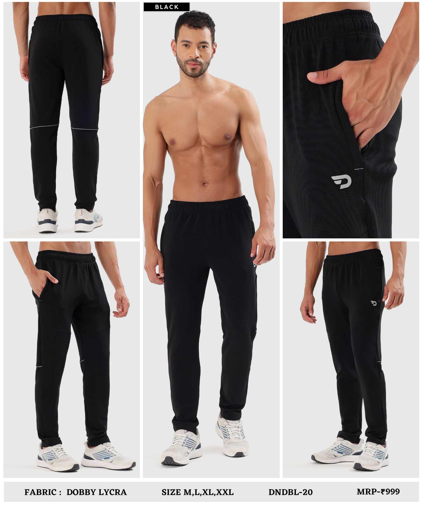 Streak Flex Trackpant - Imported Dobby Lycra Lower (GSM 280)
