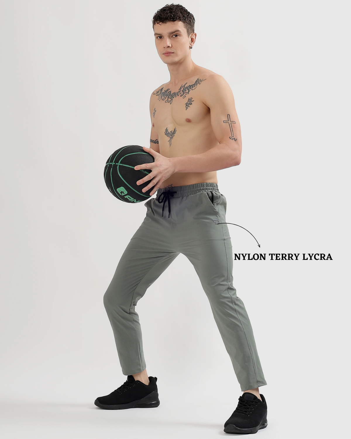 ActiveFit Trackpant – Imported Nylon Terry Lycra ( 180 GSM)