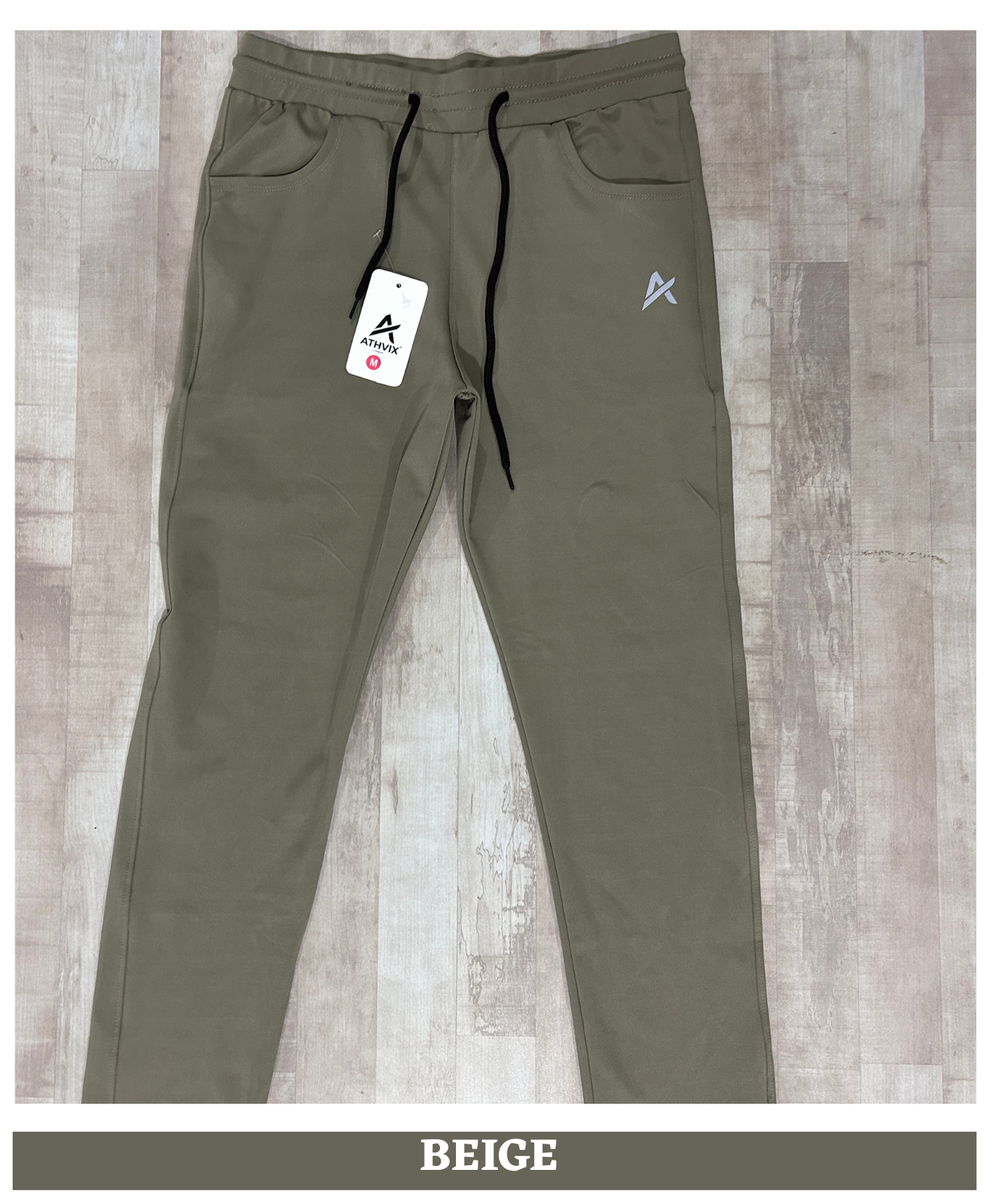 Imported 4-Way Lycra TrackPant – 240 GSM | D Pocket | Athvix Active Wear By Denmonk