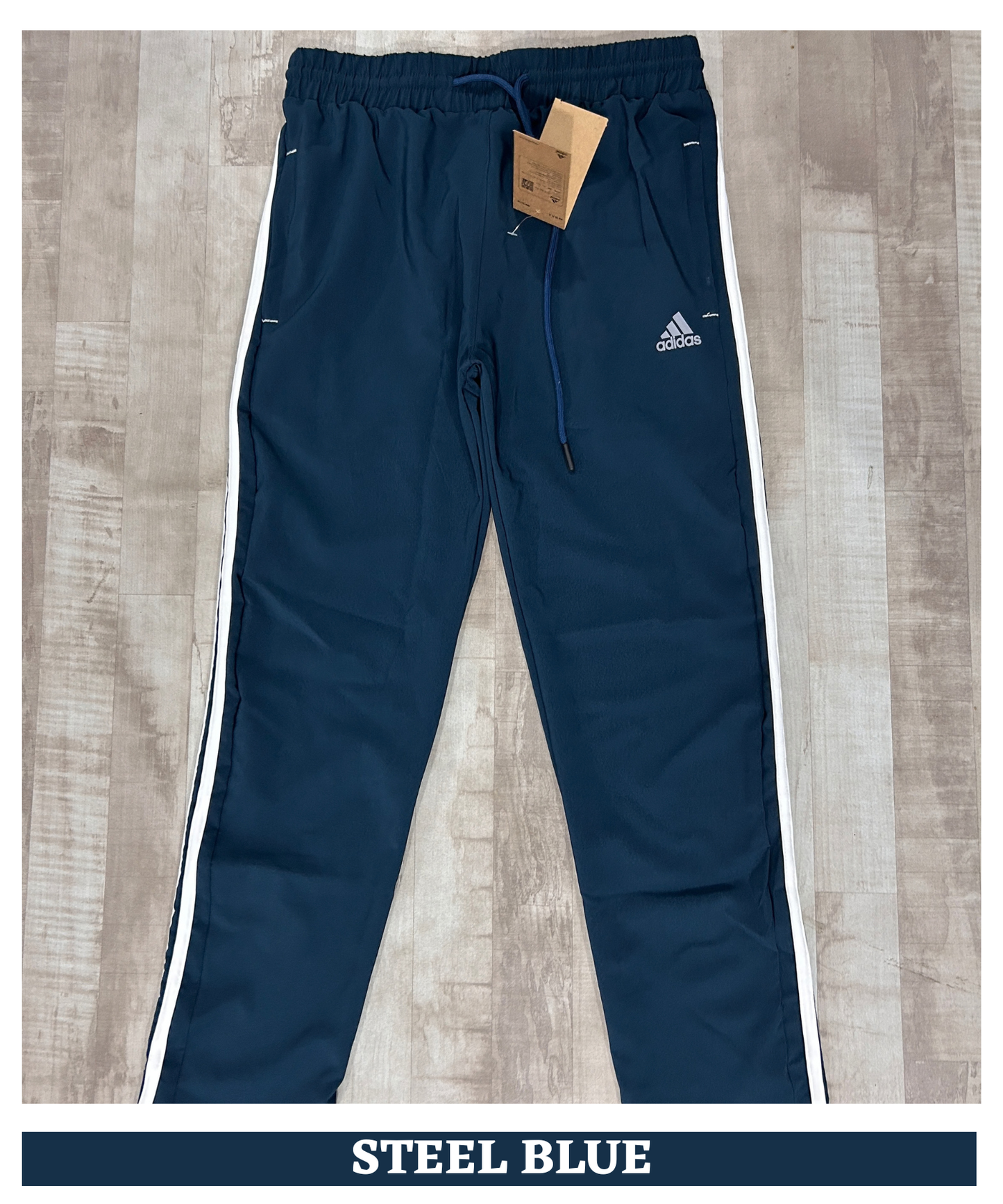 Imported Ns Parachute Lycra Lower (15% Lycra 145 GSM)| 3 strip Design