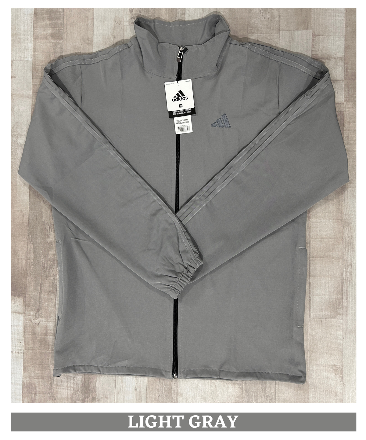 Men's Premium Imported Ns Terry  Lycra Sports Jacket with Same Color Patti | 180-190 GSM | Regular Fit