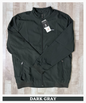 Men’s Plus Size Jacquard T400 Water-Resistant Windcheater Jacket (GSM 350)