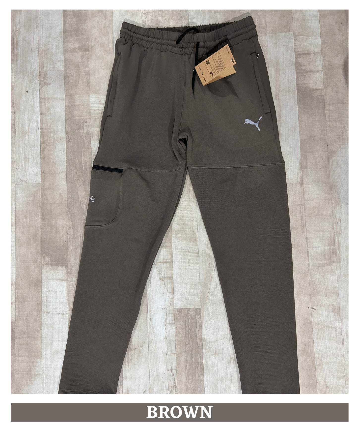 Imported Dobby Lycra Trackpant (GSM 250) | Knee Zip Pocket
