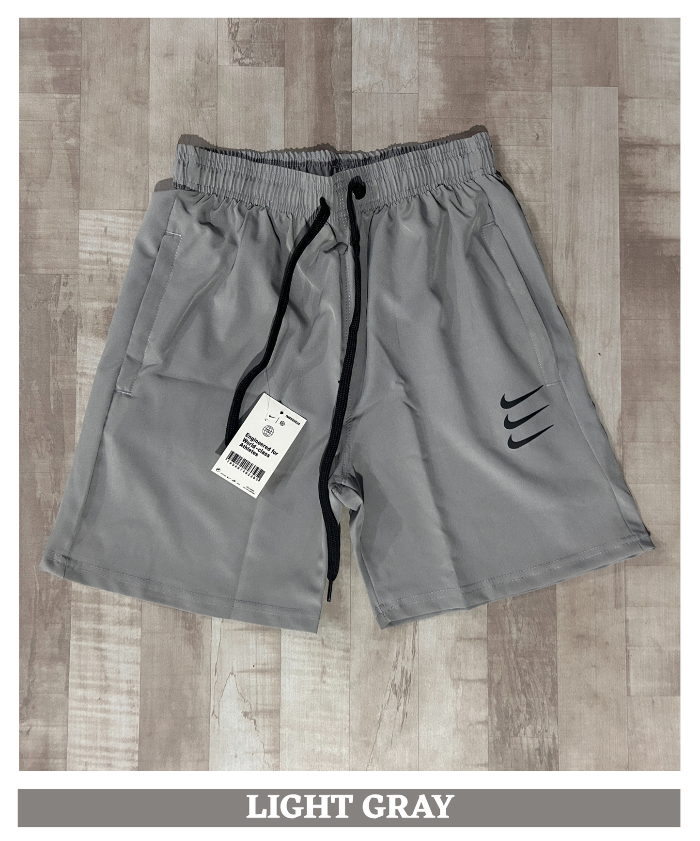 Imported Ns Parachute Lycra Shorts (15% Lycra GSM 130)