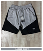 2-in-1 Colorblock Training Shorts - Imported Ns Parachute Lycra Shorts (15% Lycra 130)