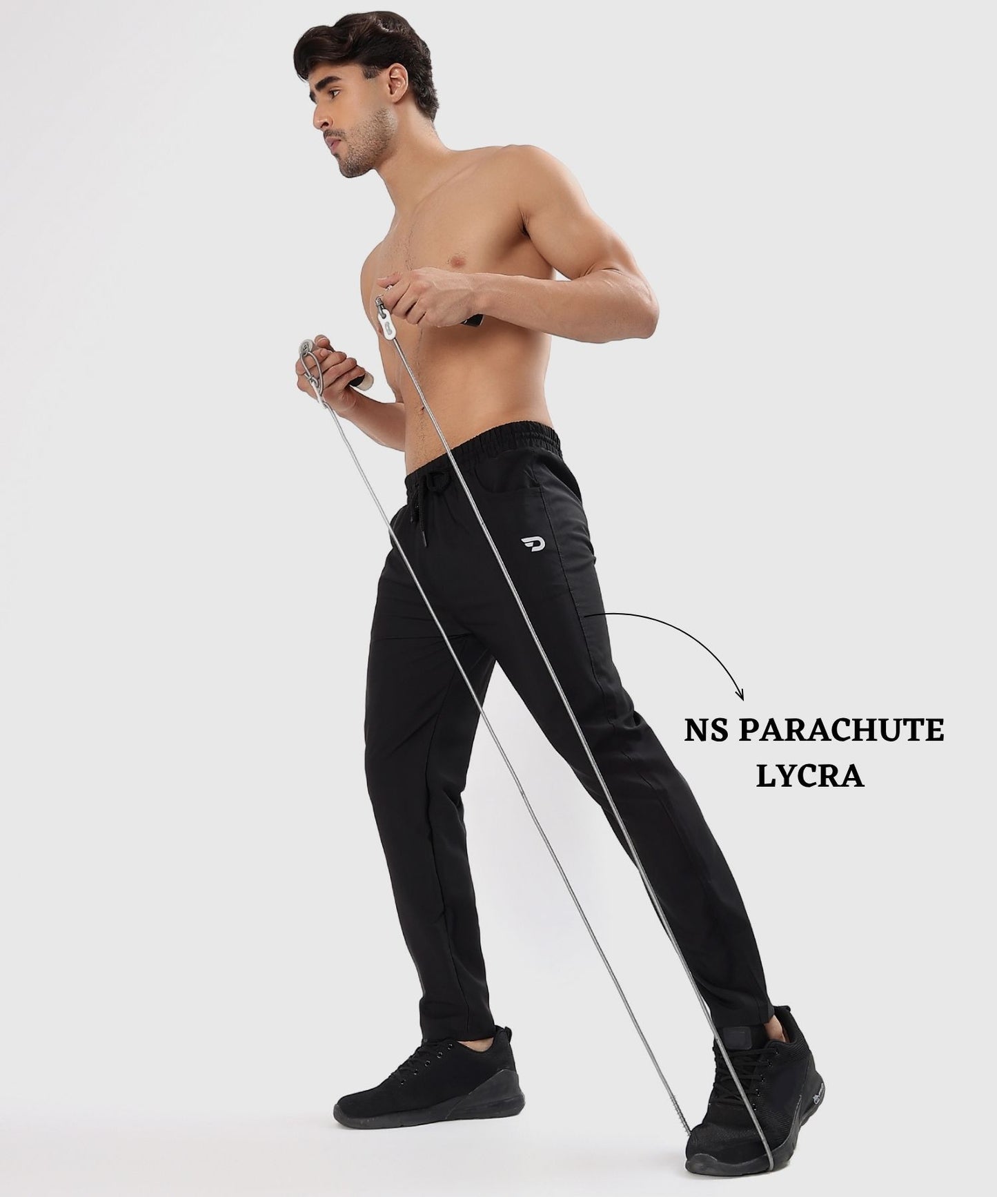 Parachute Flex TrackPant - Imported Ns Parachute Lycra Lower (20% Lycra 145 GSM)