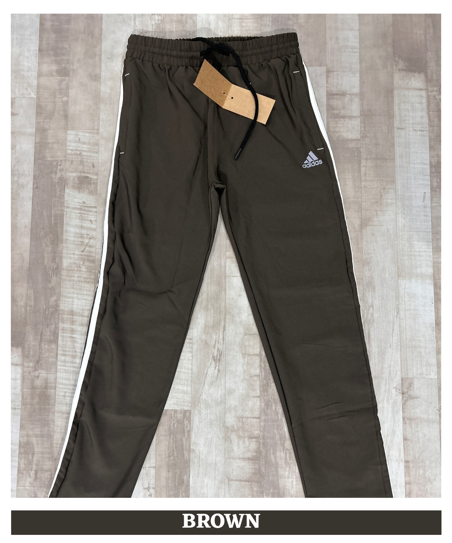 Imported NS Terry Lycra Lower  (GSM 180-190) Three Strip Design