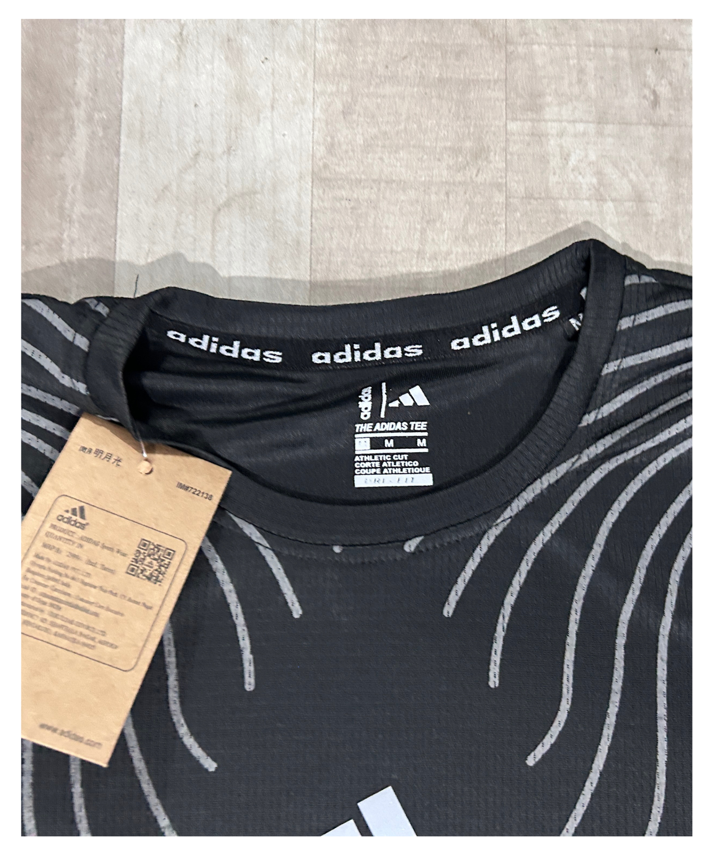 Imported Reebok Knit Lycra T-Shirt (GSM 180)- Printed Design