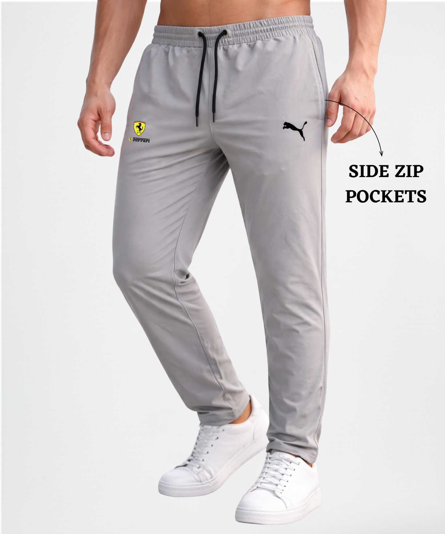 Imported Ns Parachute Lycra TrackPant (15% Lycra 145 GSM)