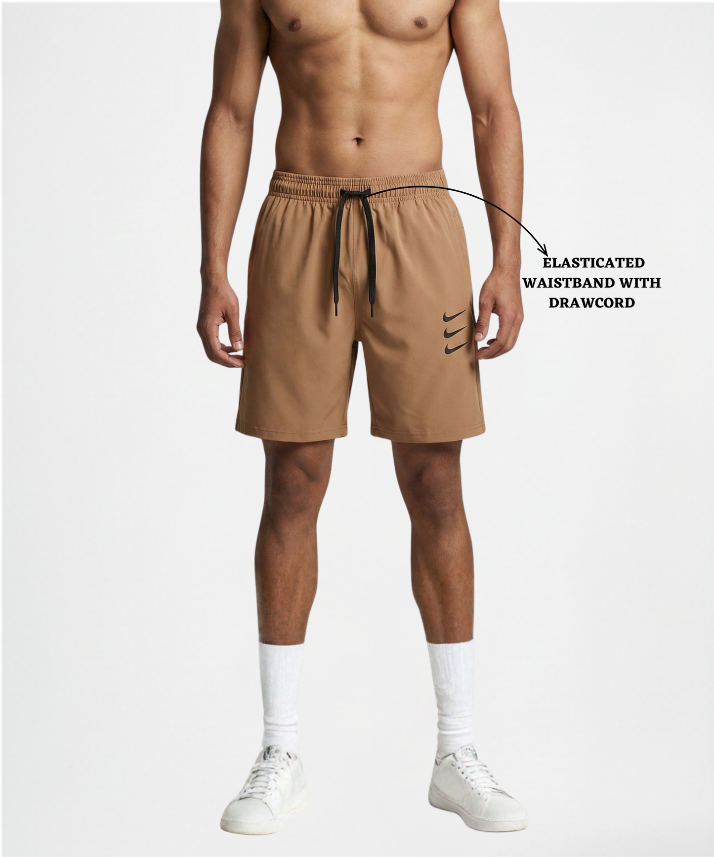 Imported Ns Parachute Lycra Shorts (15% Lycra GSM 130)