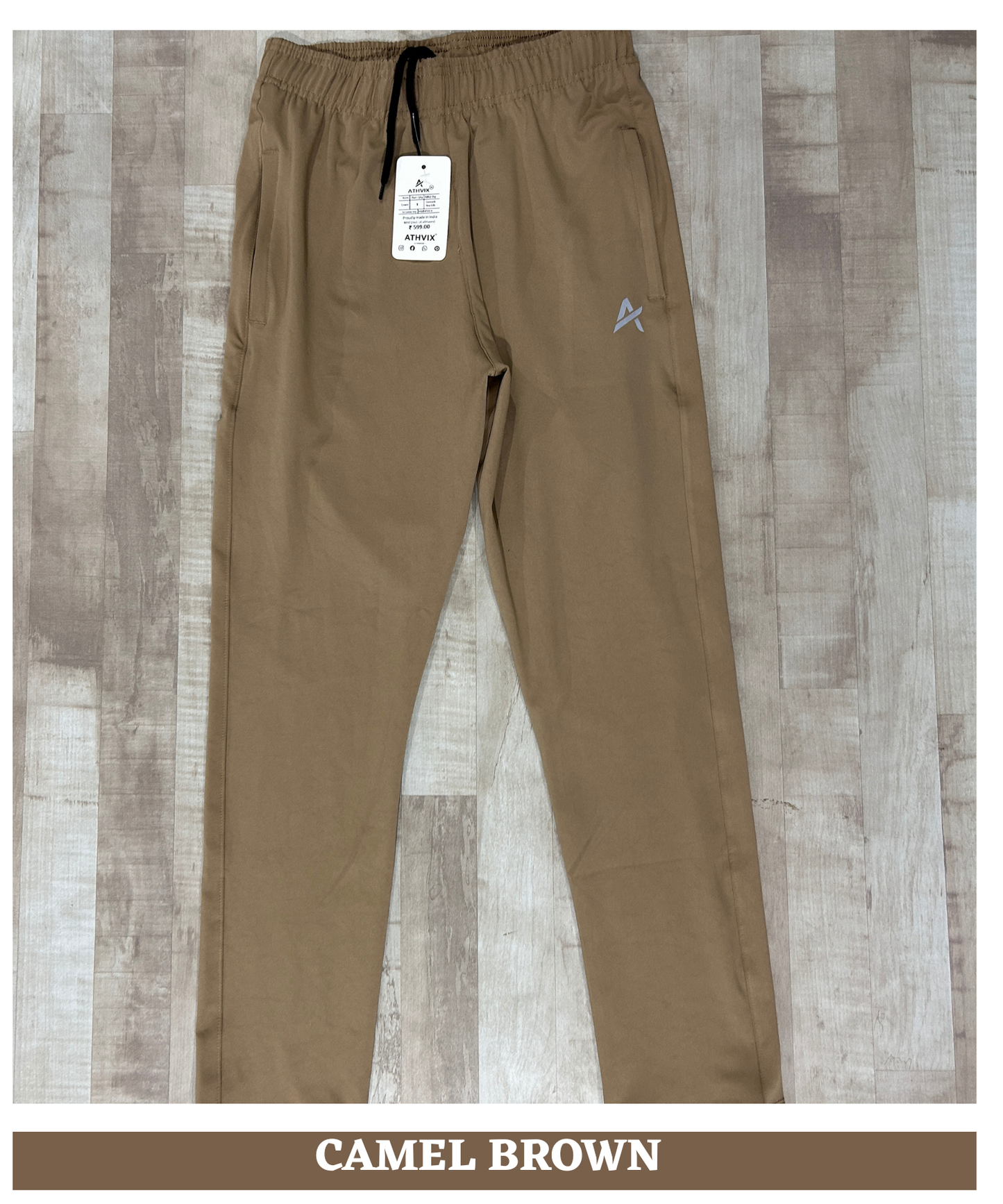 Imported 4-Way  Lycra TrackPant | 240 GSM  | Athvix Active Wear By Denmonk