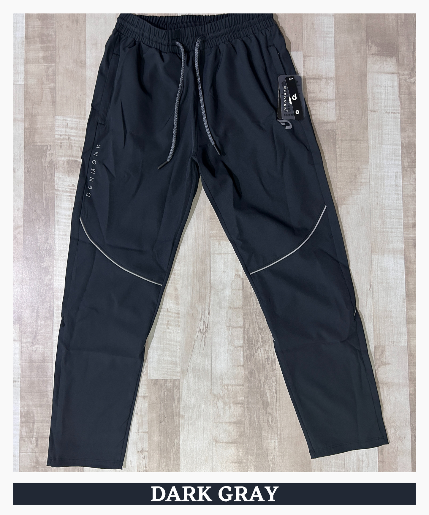 AeroStretch Track Pants - Imported Ns Parachute Lycra (15% Lycra 145 GSM)