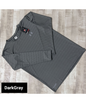 Pinpoint Strip Knit Lycra T-shirts - B2BZONE
