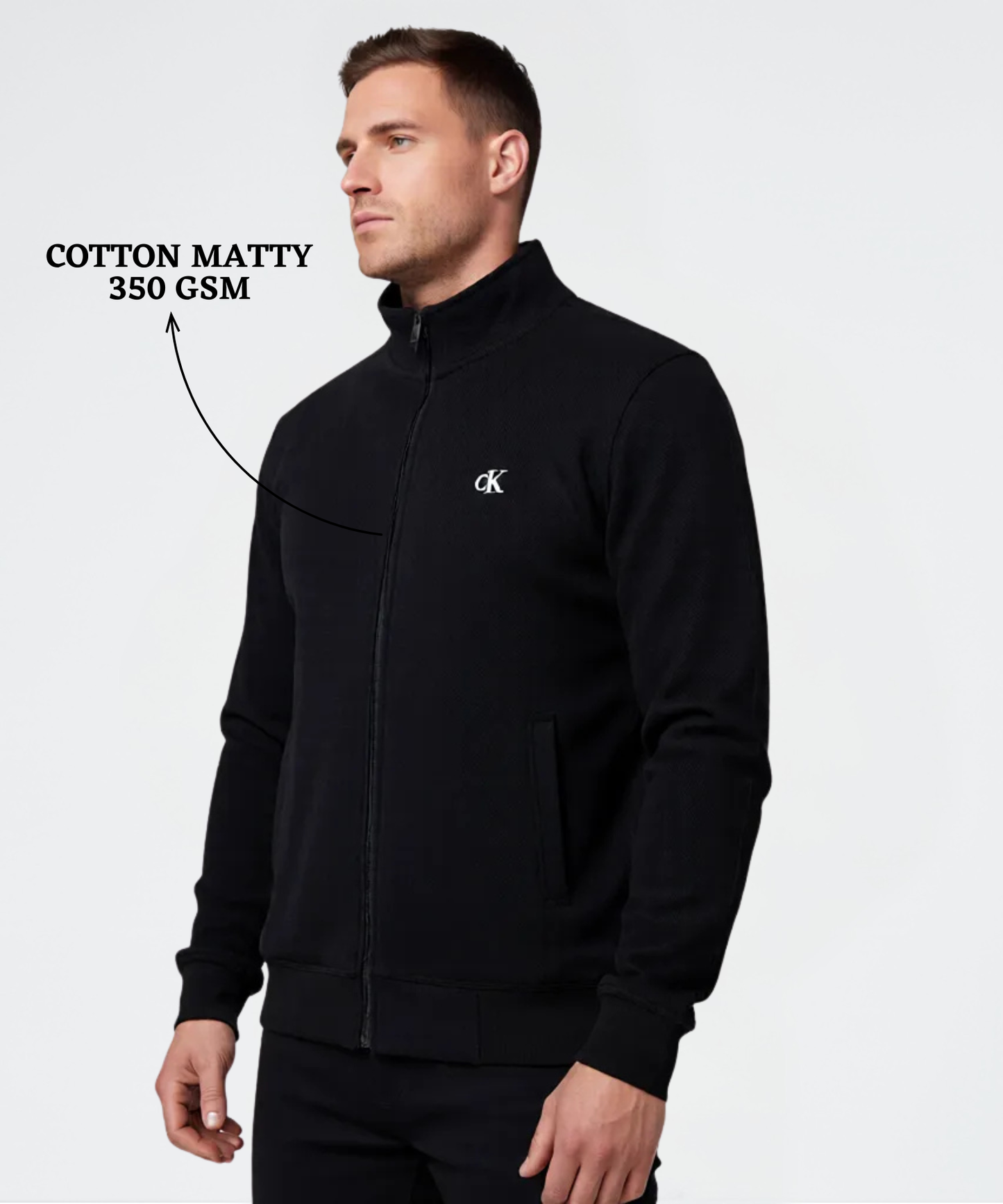 Imported Cotton Matty FleeceLycra Jacket (GSM 350)