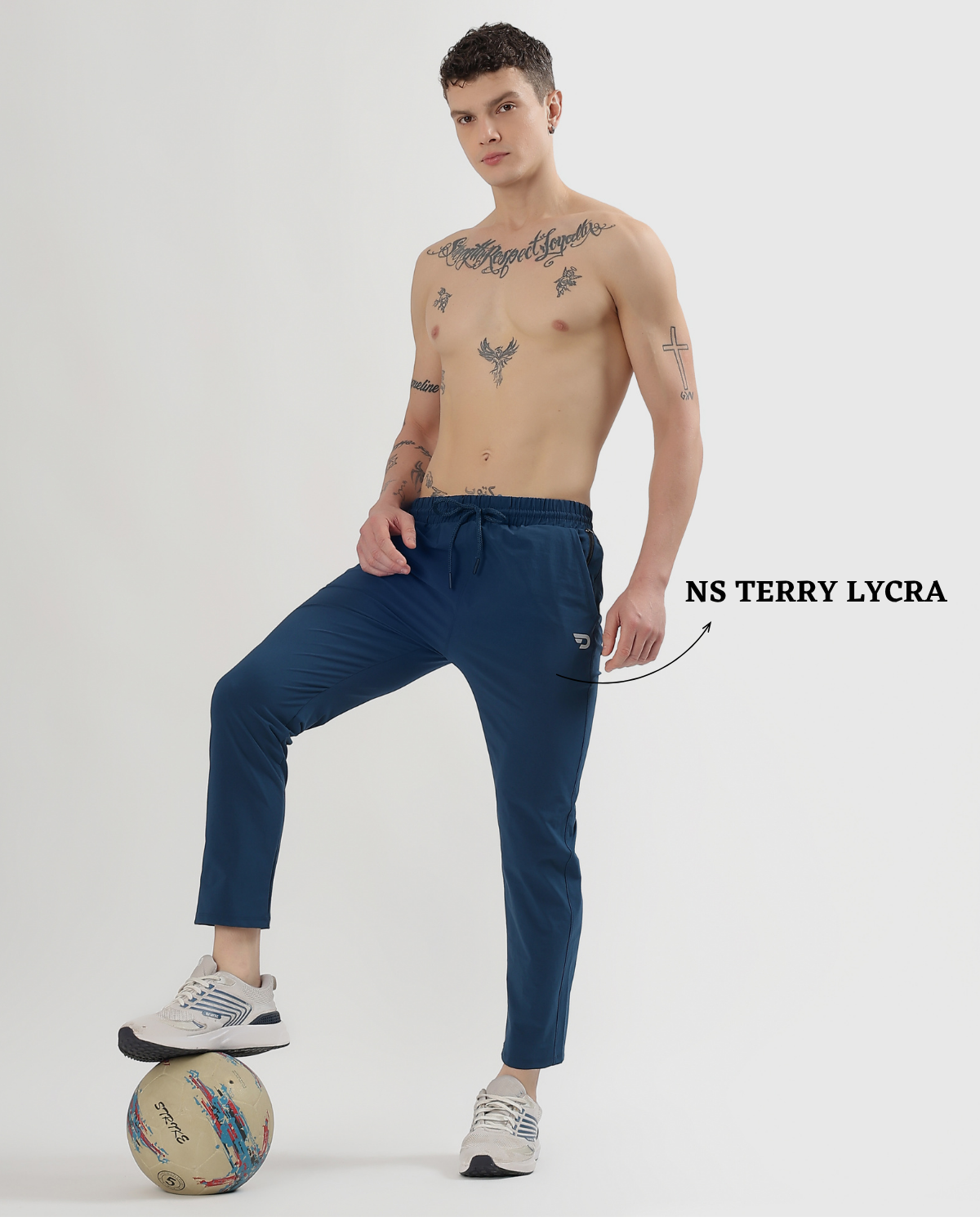 Power Play Trackpant -  Imported Ns Terry Lycra (GSM 180-190)