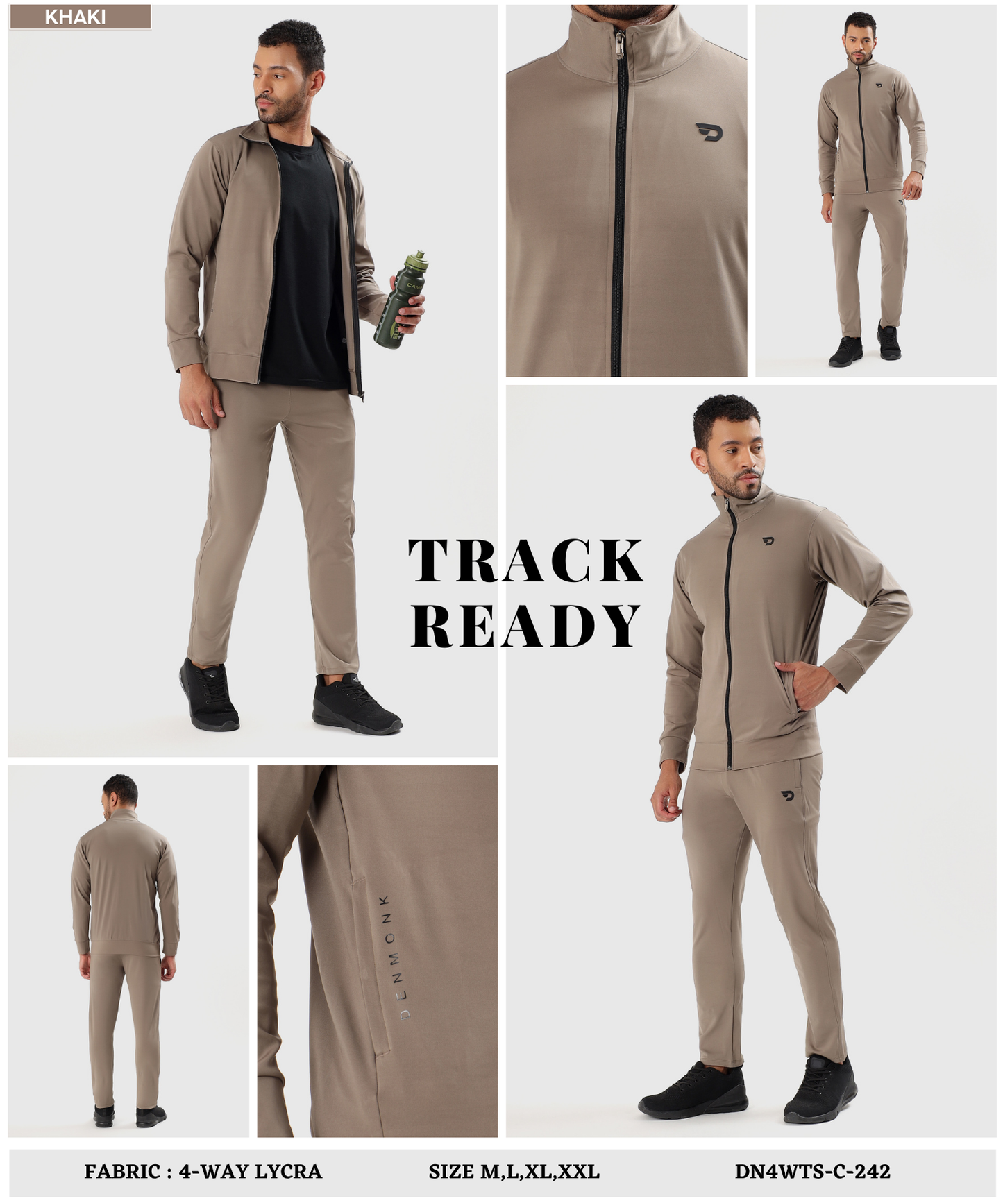 AeroFlex TrackSuit – Imported 4-Way Taiwan Lycra | GSM 290