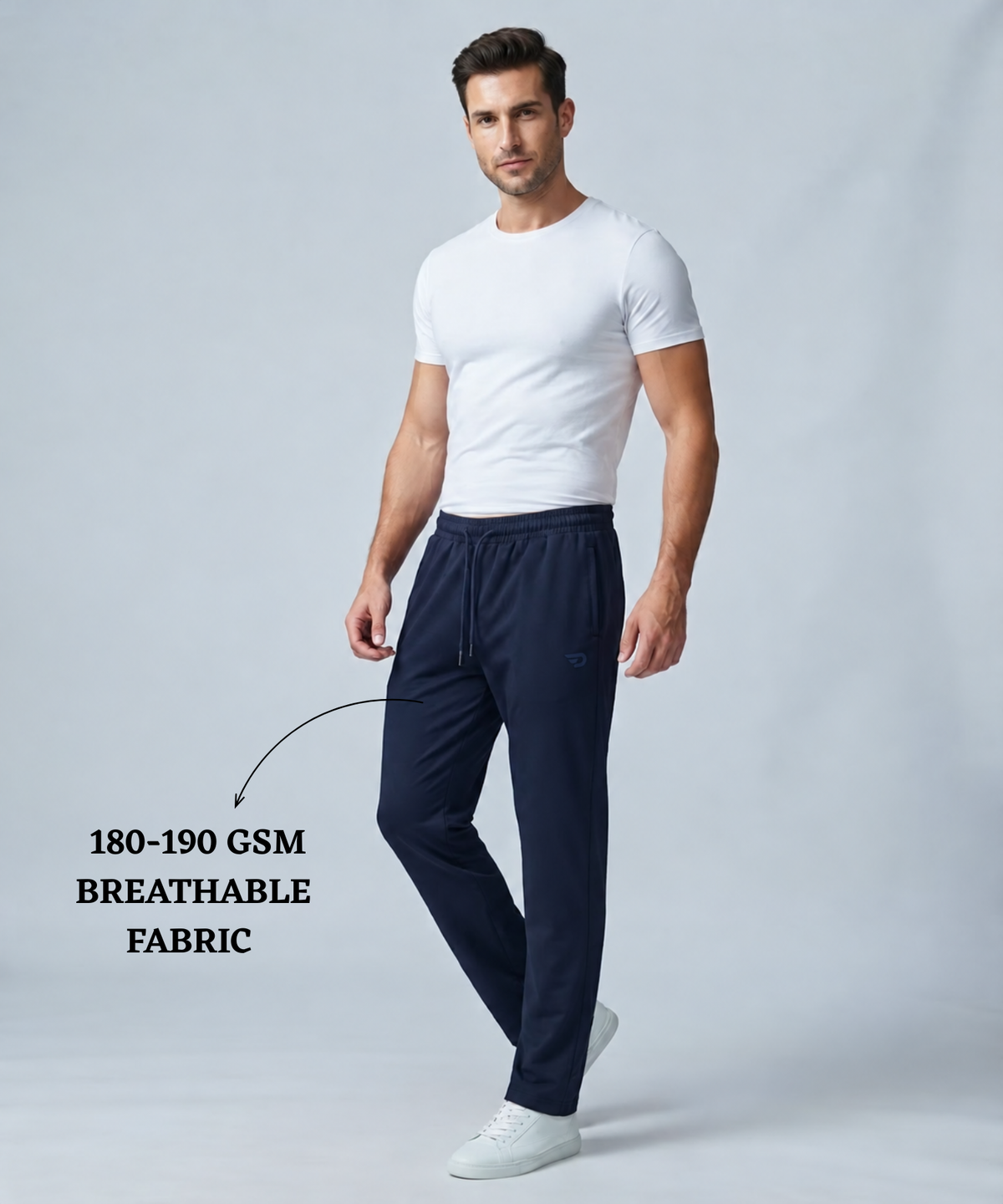 Premium Imported NS Terry Lycra Track Pants | 180–190 GSM | Comfort fit