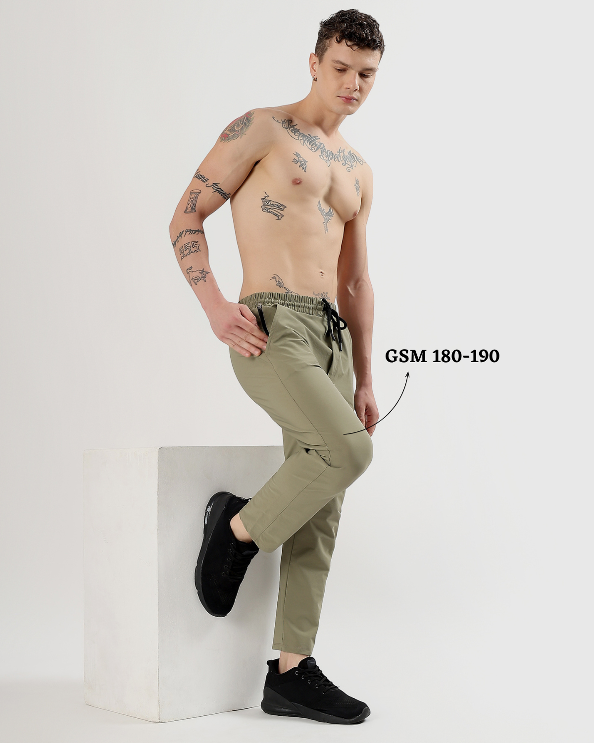 Power Play Trackpant -  Imported Ns Terry Lycra (GSM 180-190)