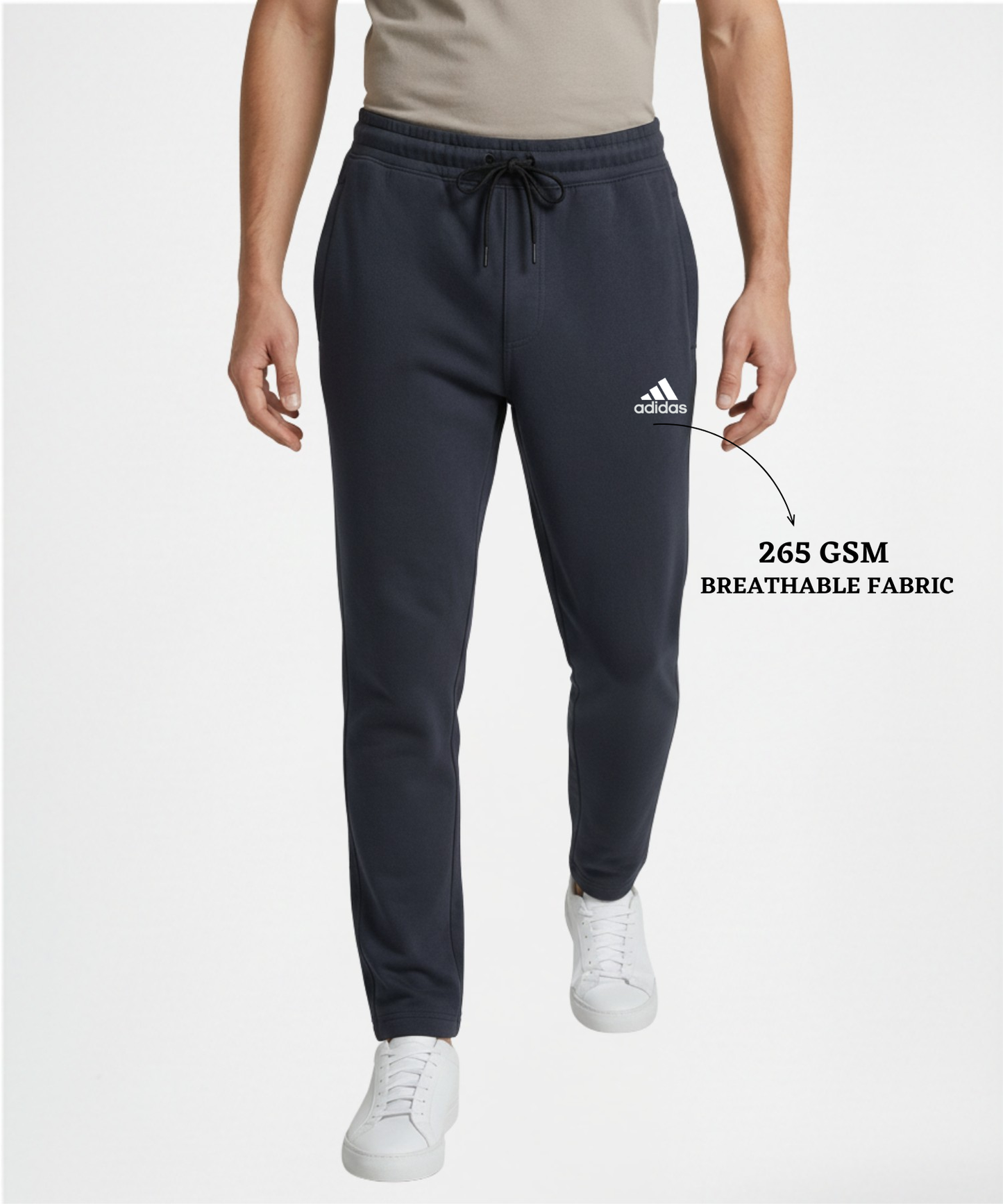 Premium Quality 100% Cotton Lycra Trackpant (GSM 265)