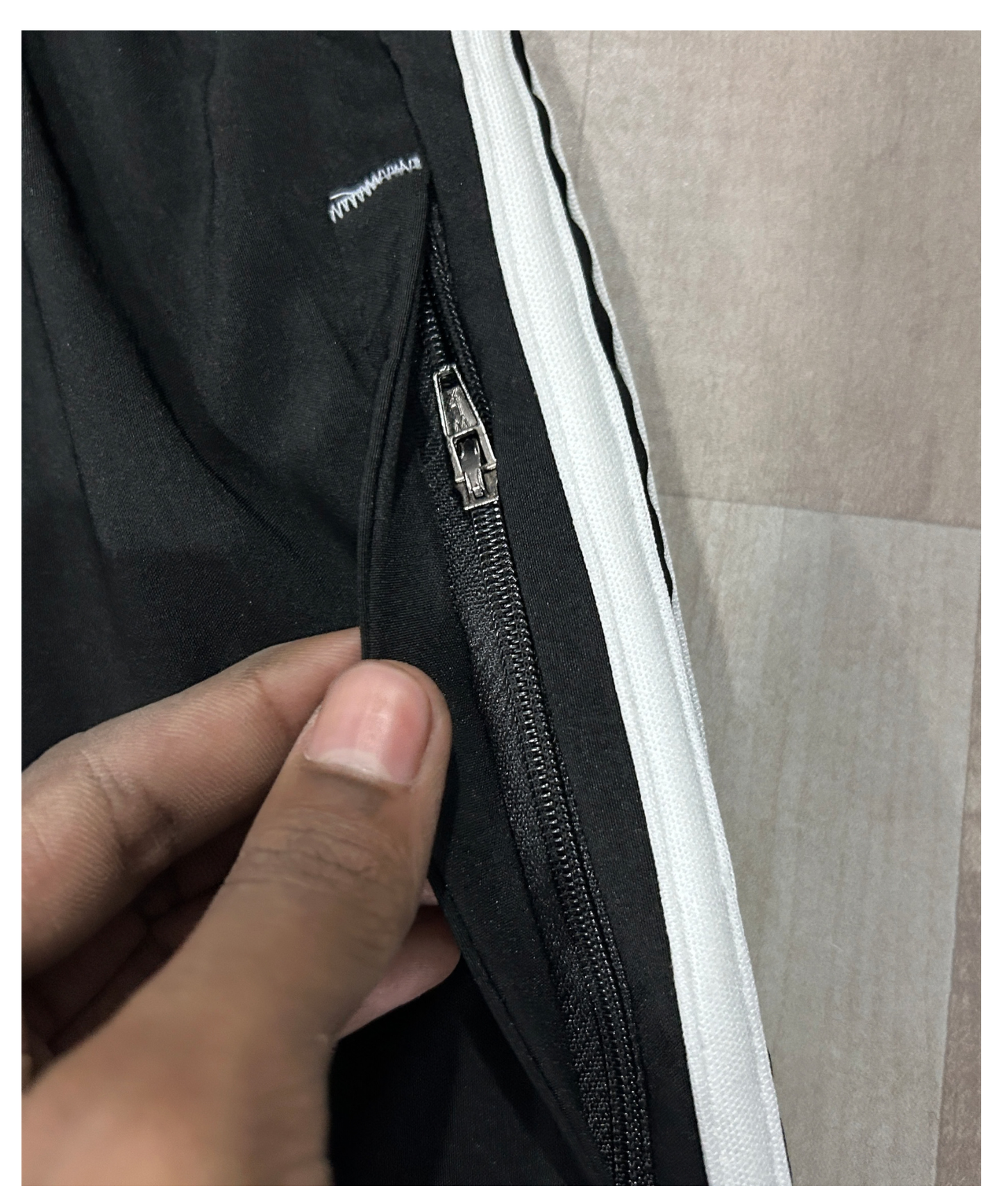 Imported Ns Parachute Lycra Lower (15% Lycra 145 GSM)| 3 strip Design