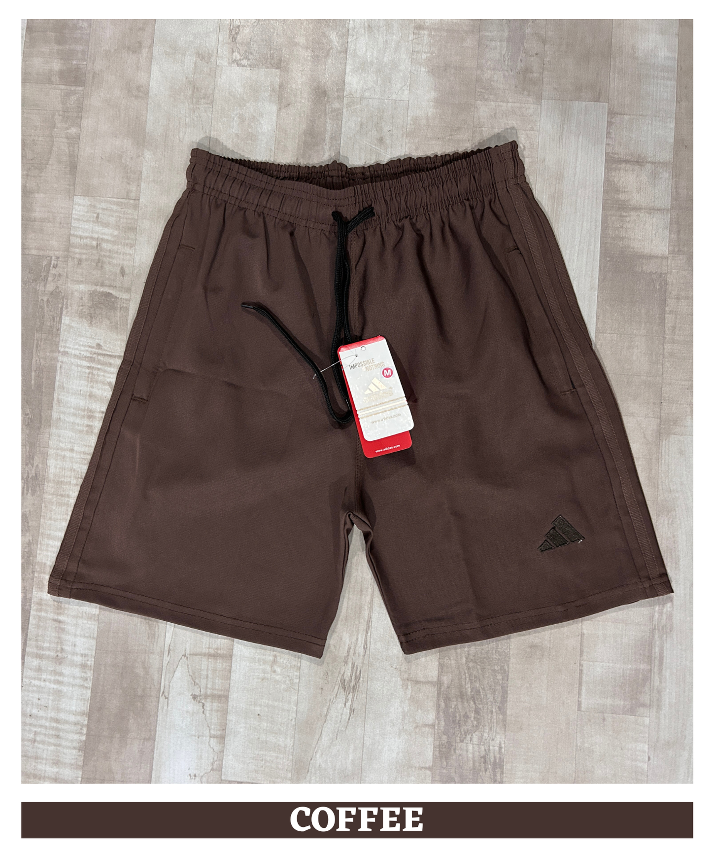 Imported NS Terry Lycra Shorts  (GSM 180-190) |  Same Colour Patti