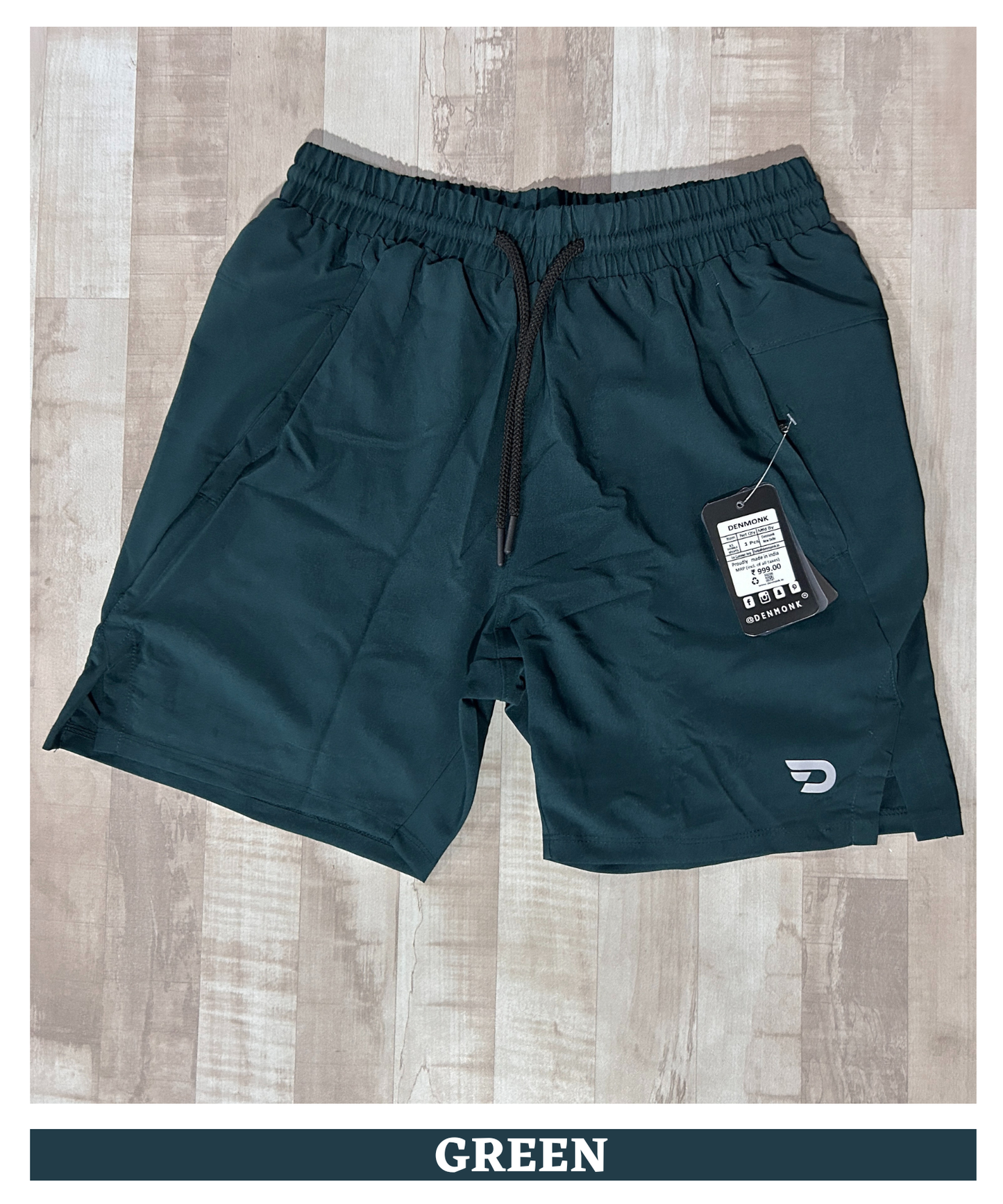 2-IN-1 SHORTS - Imported Ns Parachute Lycra (130 GSM 15% Lycra)