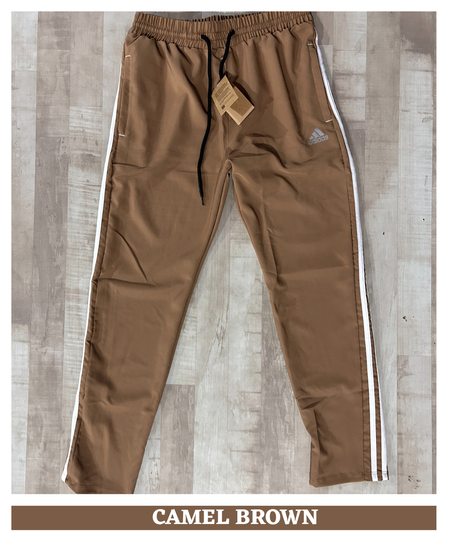 Imported Ns Parachute Lycra Lower (15% Lycra 145 GSM)| 3 strip Design