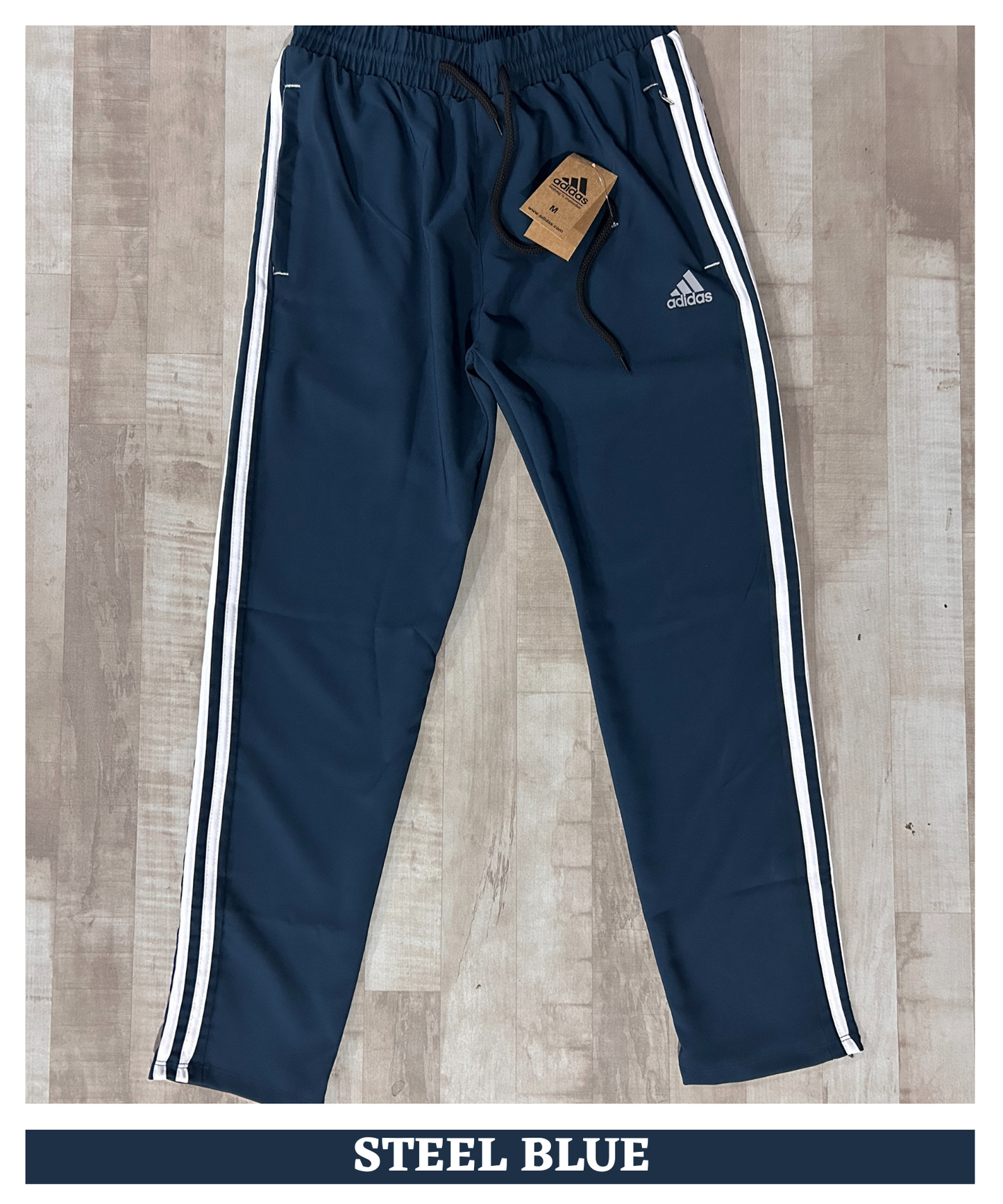 Imported Ns Parachute Lycra Lower (15% Lycra 145 GSM)| 3 strip Design