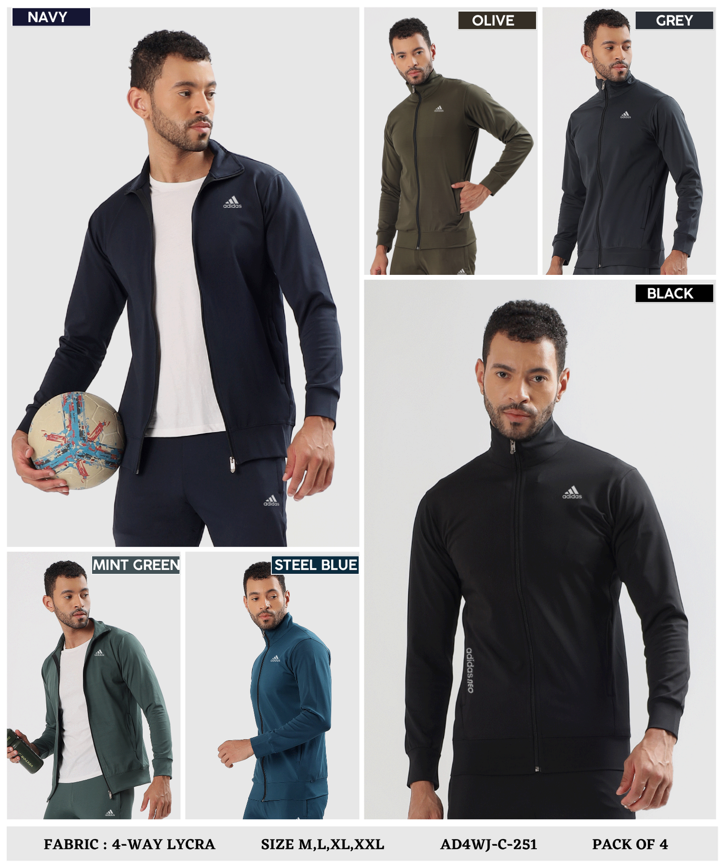Imported 4way Lycra Jackets (GSM 290)