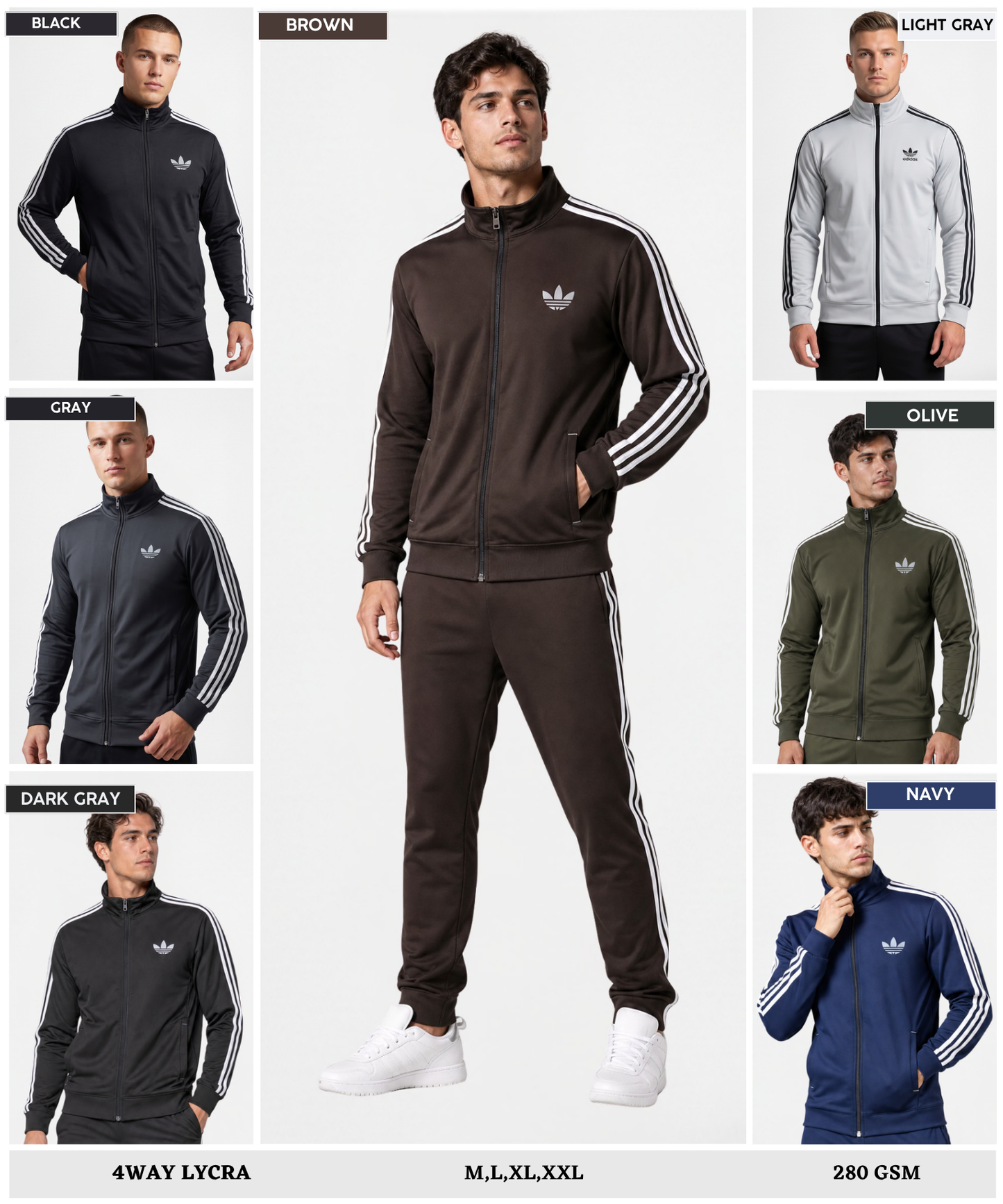 Man's Imported 4way Lycra Jackets | GSM 280 | Regular Fit