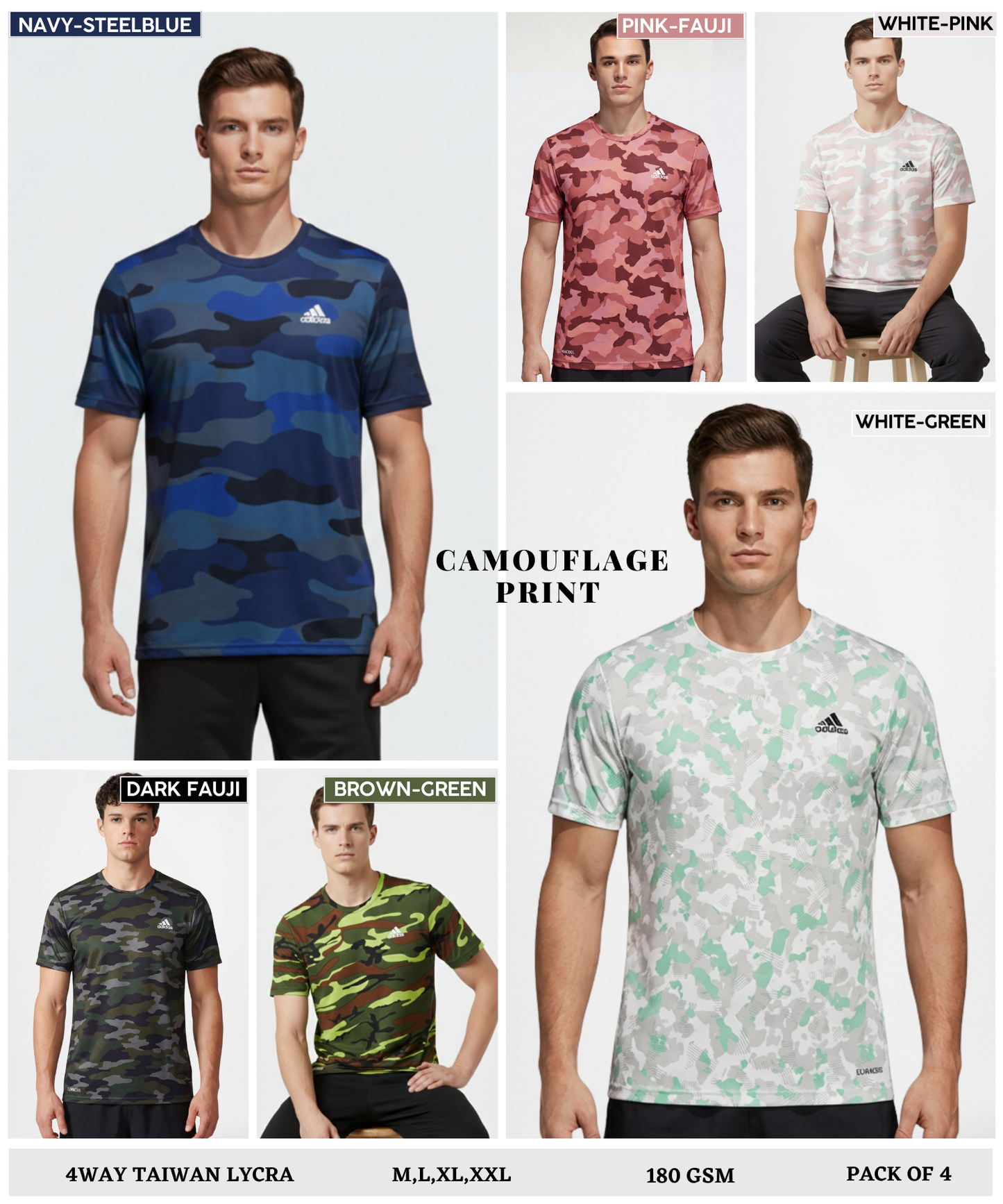 4way Taiwan Lycra T-Shirts